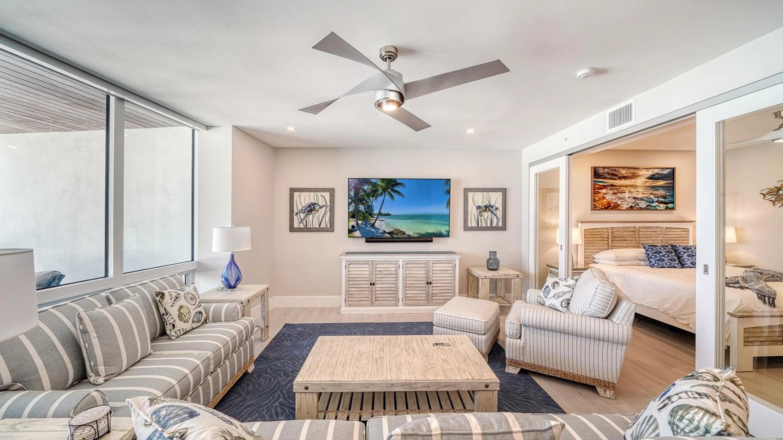 Bed in Ten35 Seaside Rentals