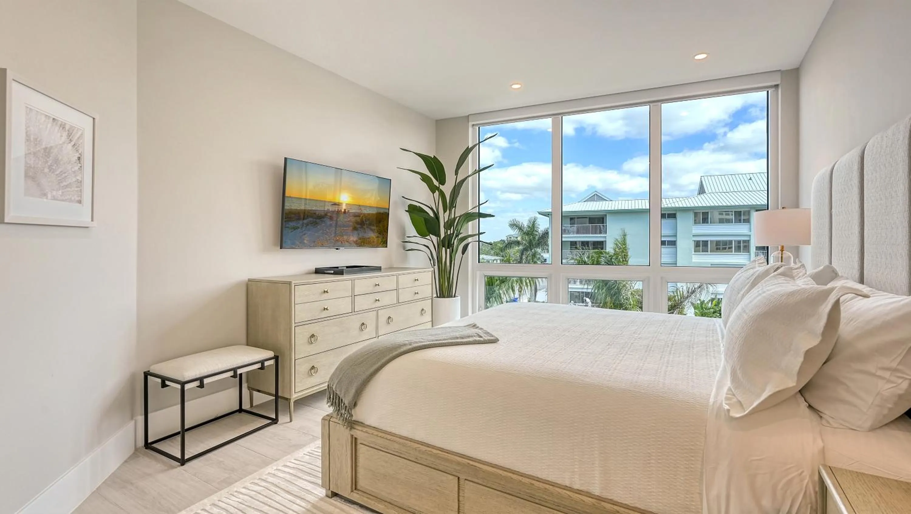 Bed in Ten35 Seaside Rentals