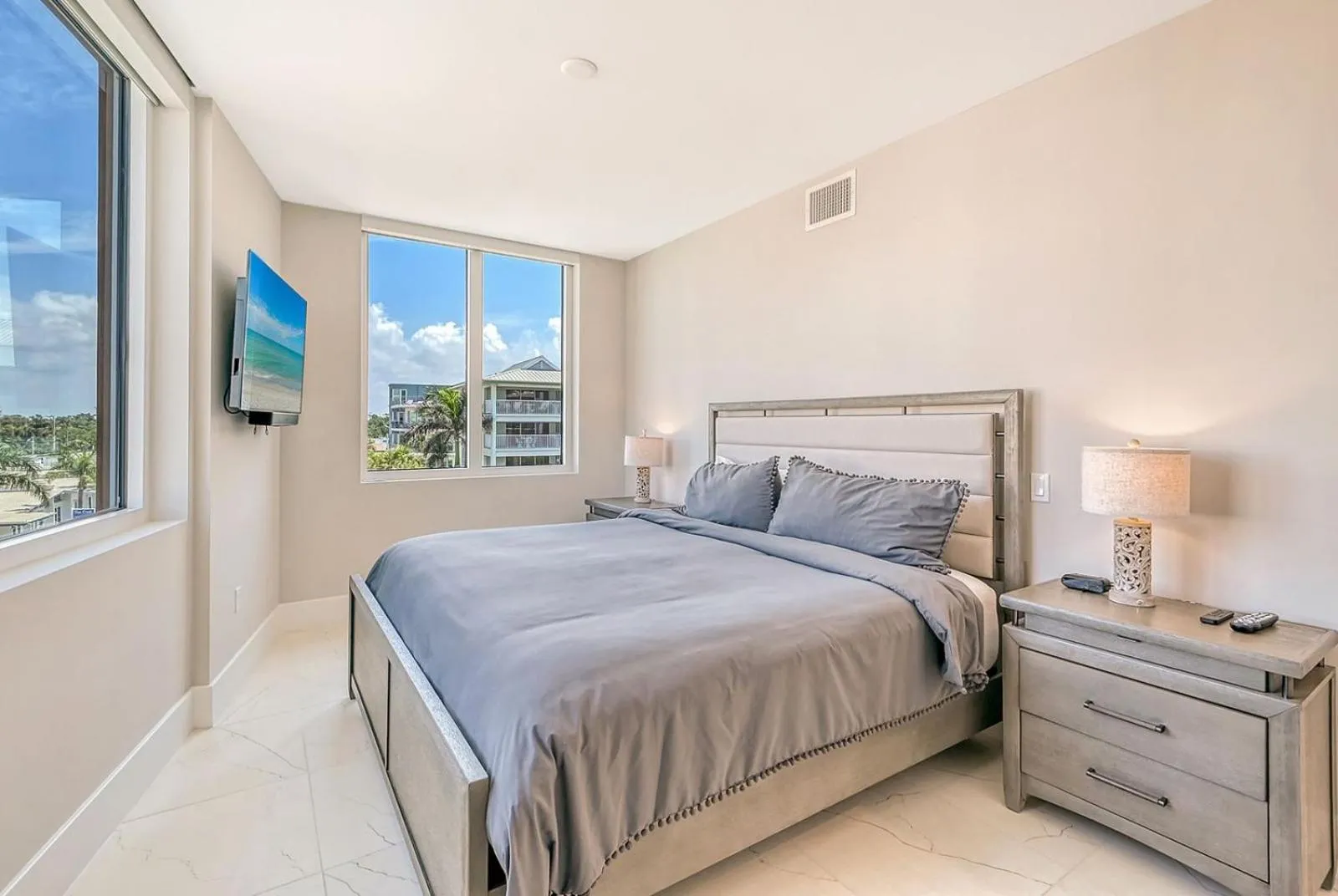 Bed in Ten35 Seaside Rentals