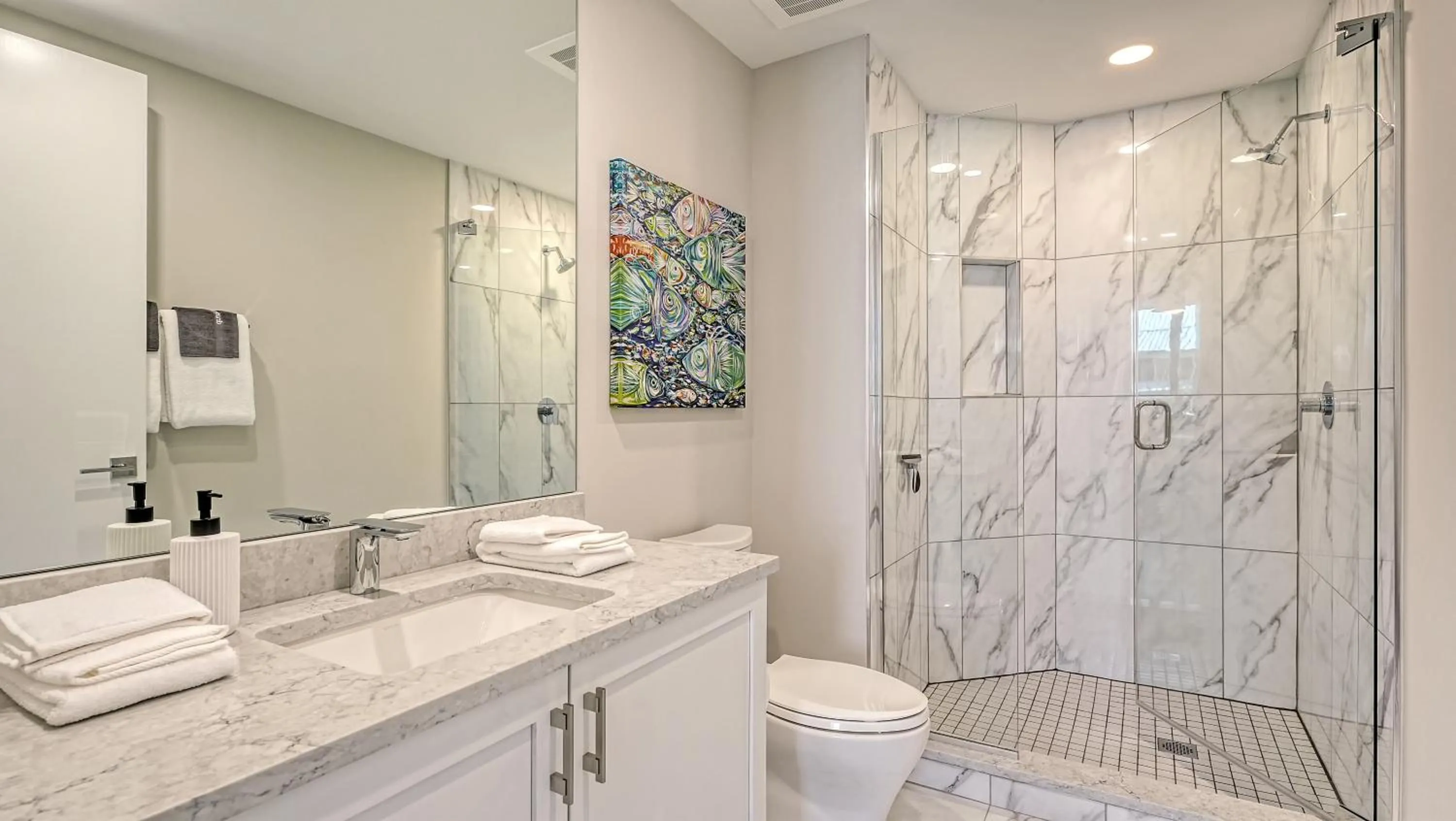 Shower in Ten35 Seaside Rentals