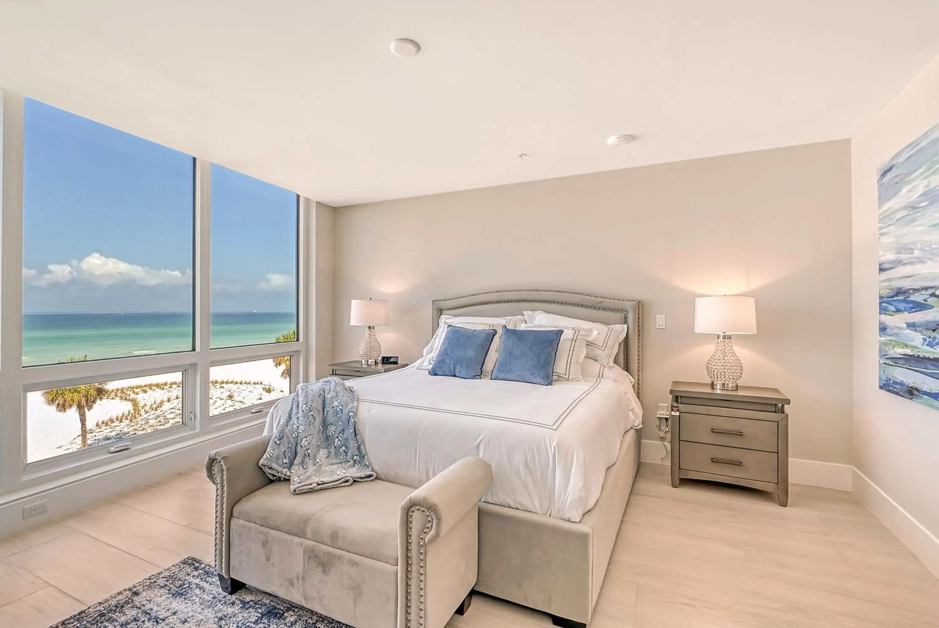 Bed in Ten35 Seaside Rentals
