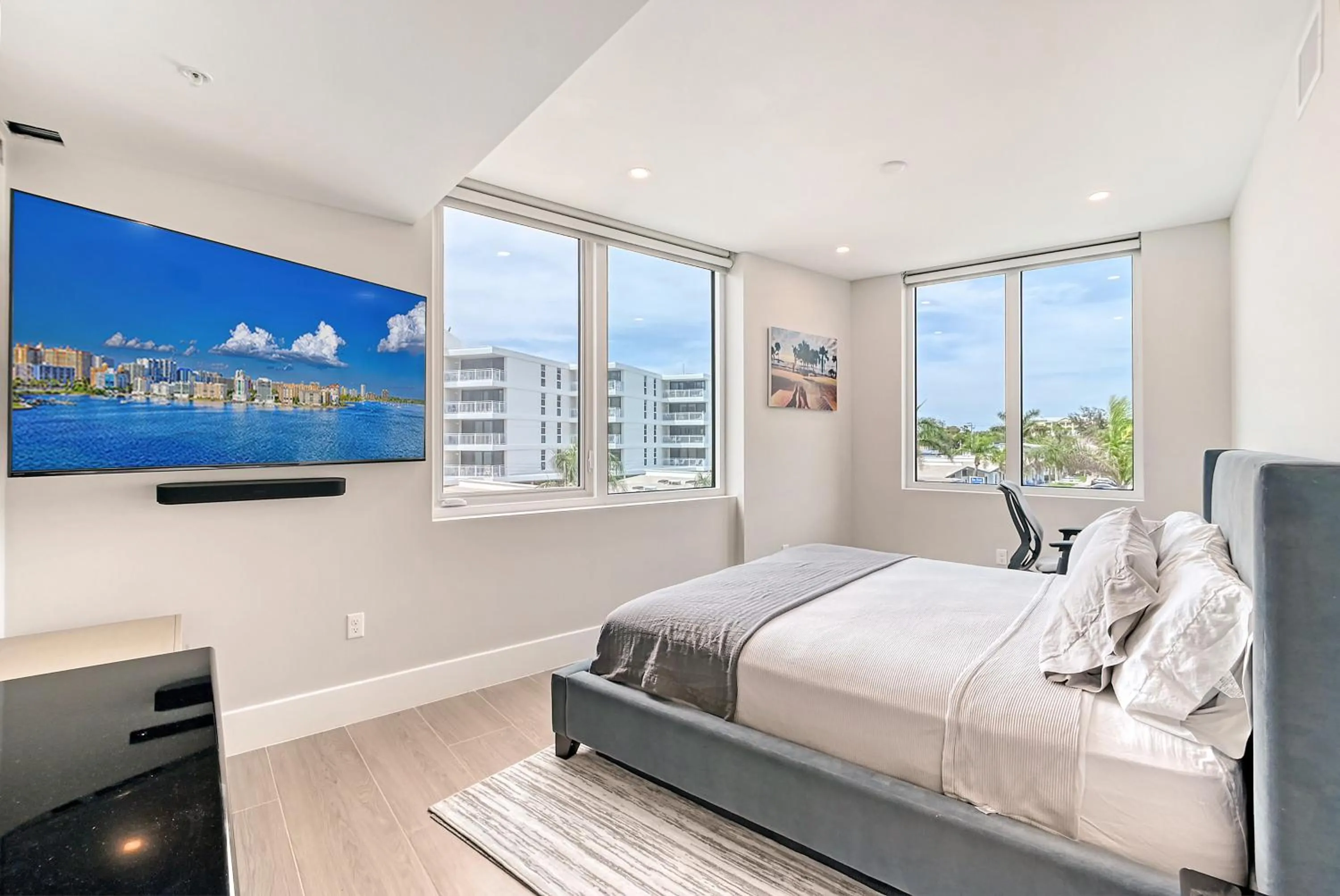 Bed in Ten35 Seaside Rentals