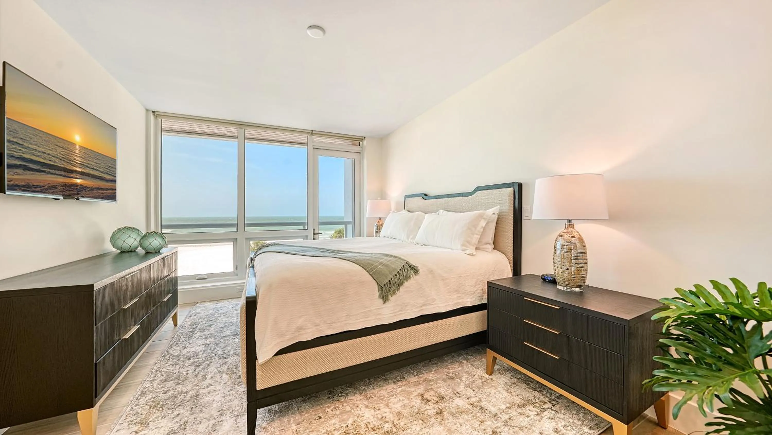 Bed in Ten35 Seaside Rentals