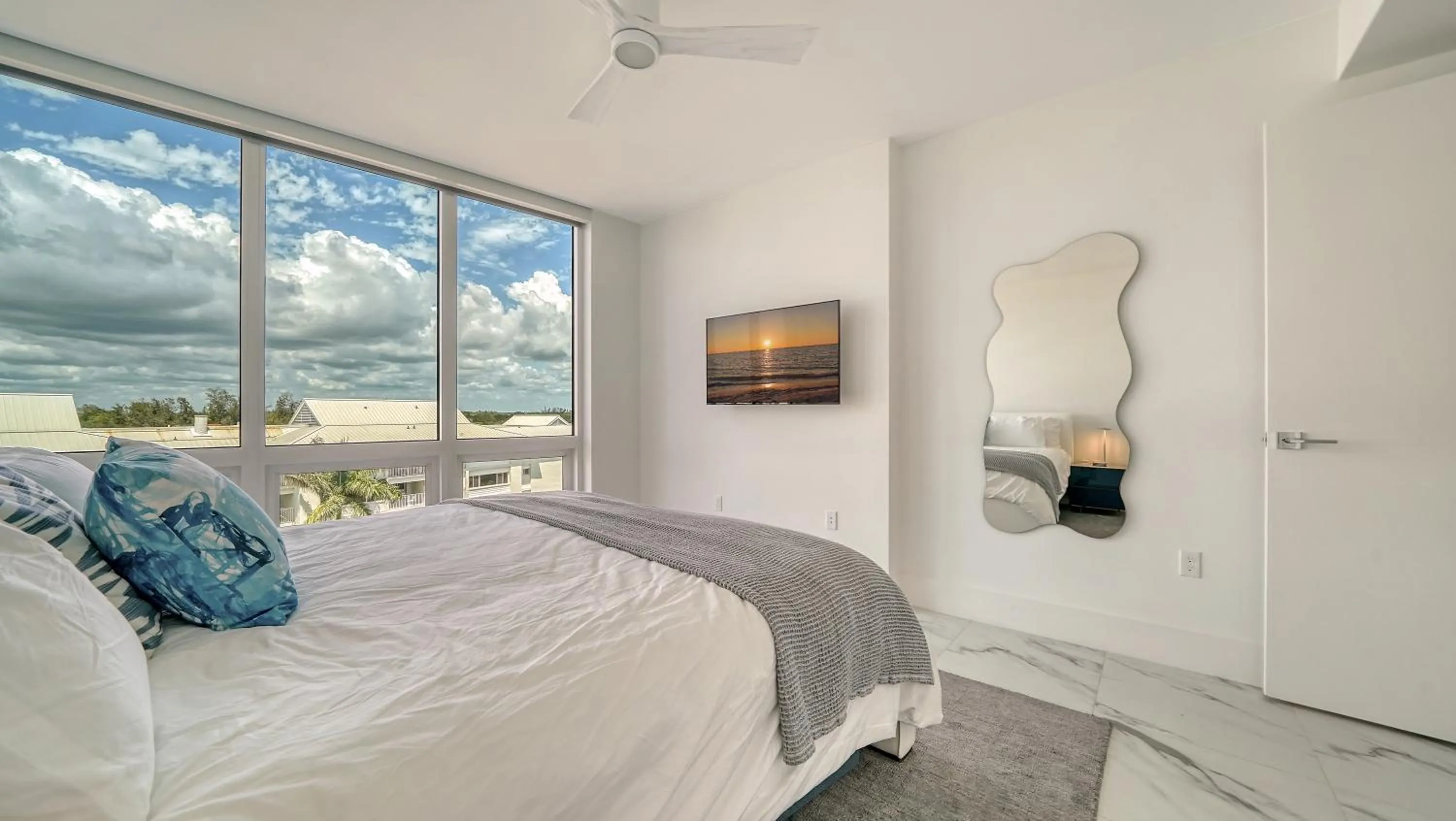 Bed in Ten35 Seaside Rentals