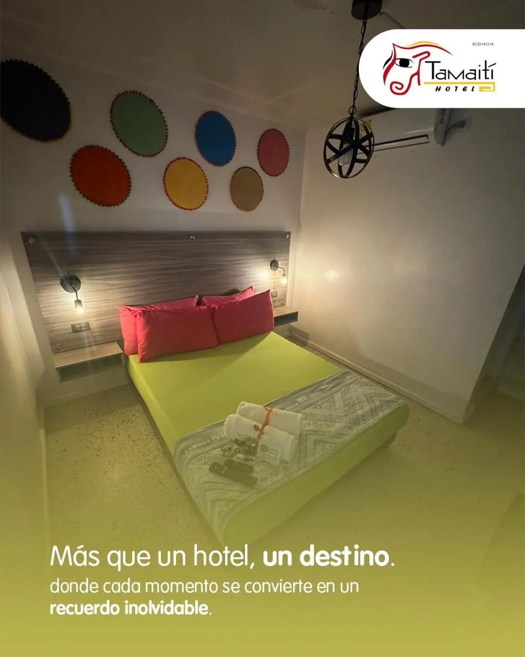 Bed in Hotel Tamaiti