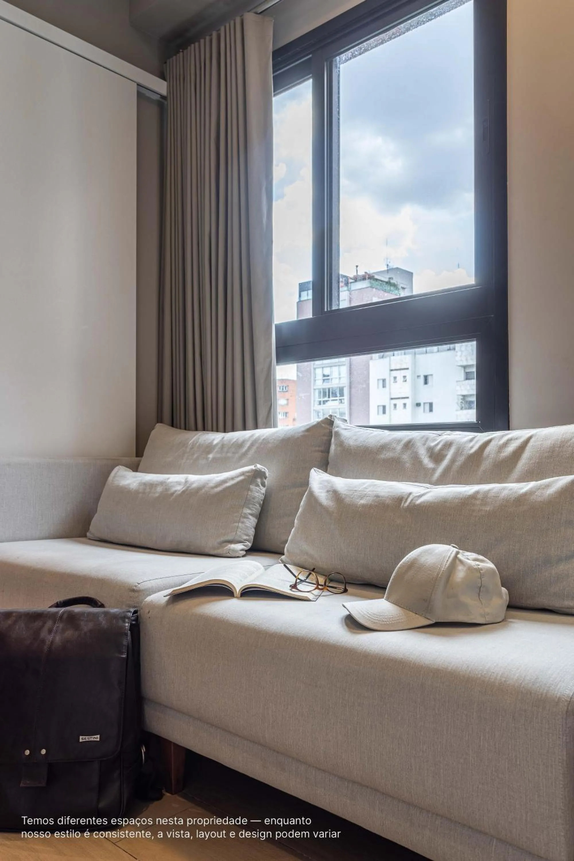 Living room, Bed in Next AW Franca by Viva - Prédio novo ao lado da Av Paulista