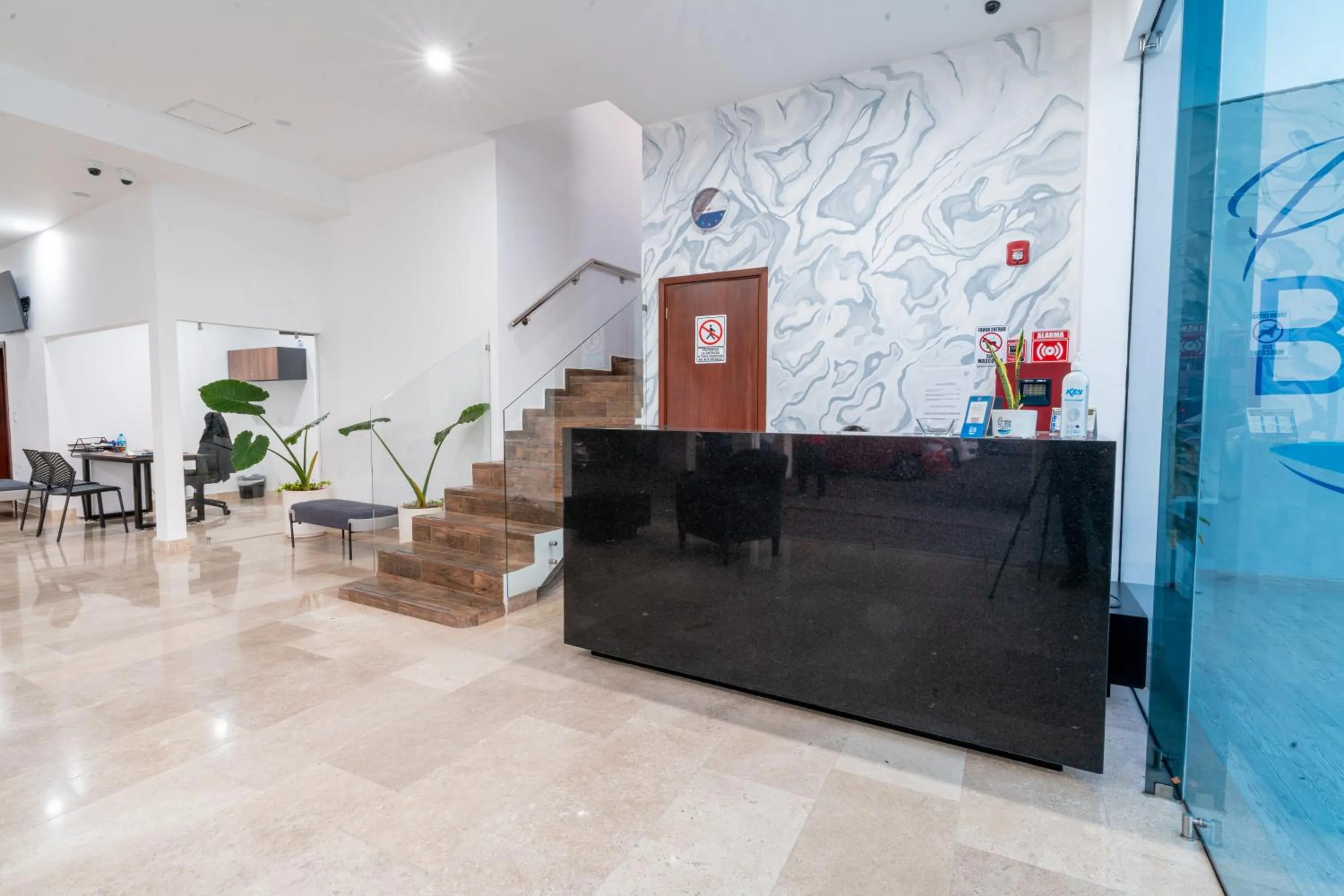 Lobby or reception in Hotel Pacific Blue Mazatlan