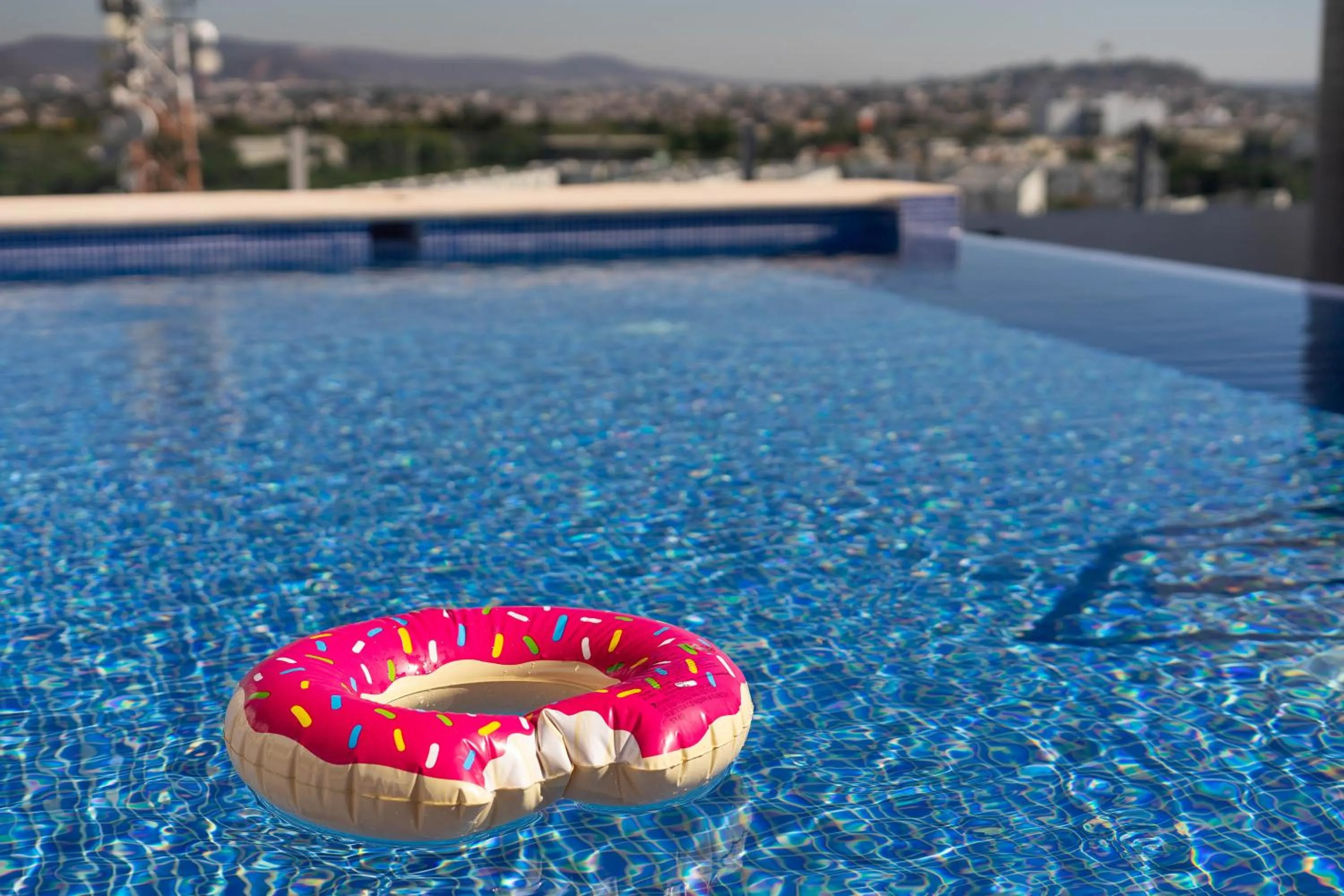 Pool view in Hotel Pacific Blue Mazatlan
