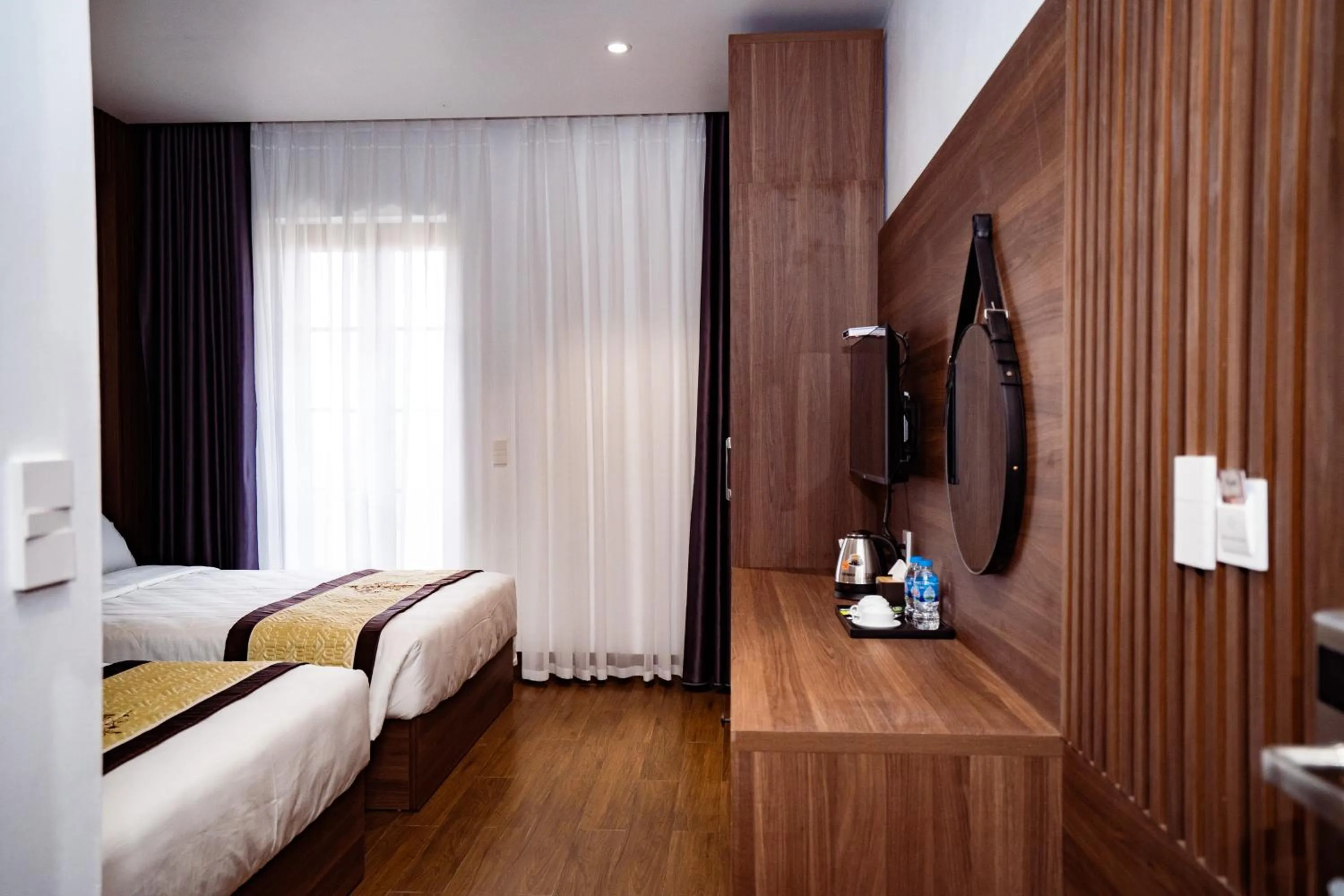 Bedroom, Bed in Navy Hotel Ha Long