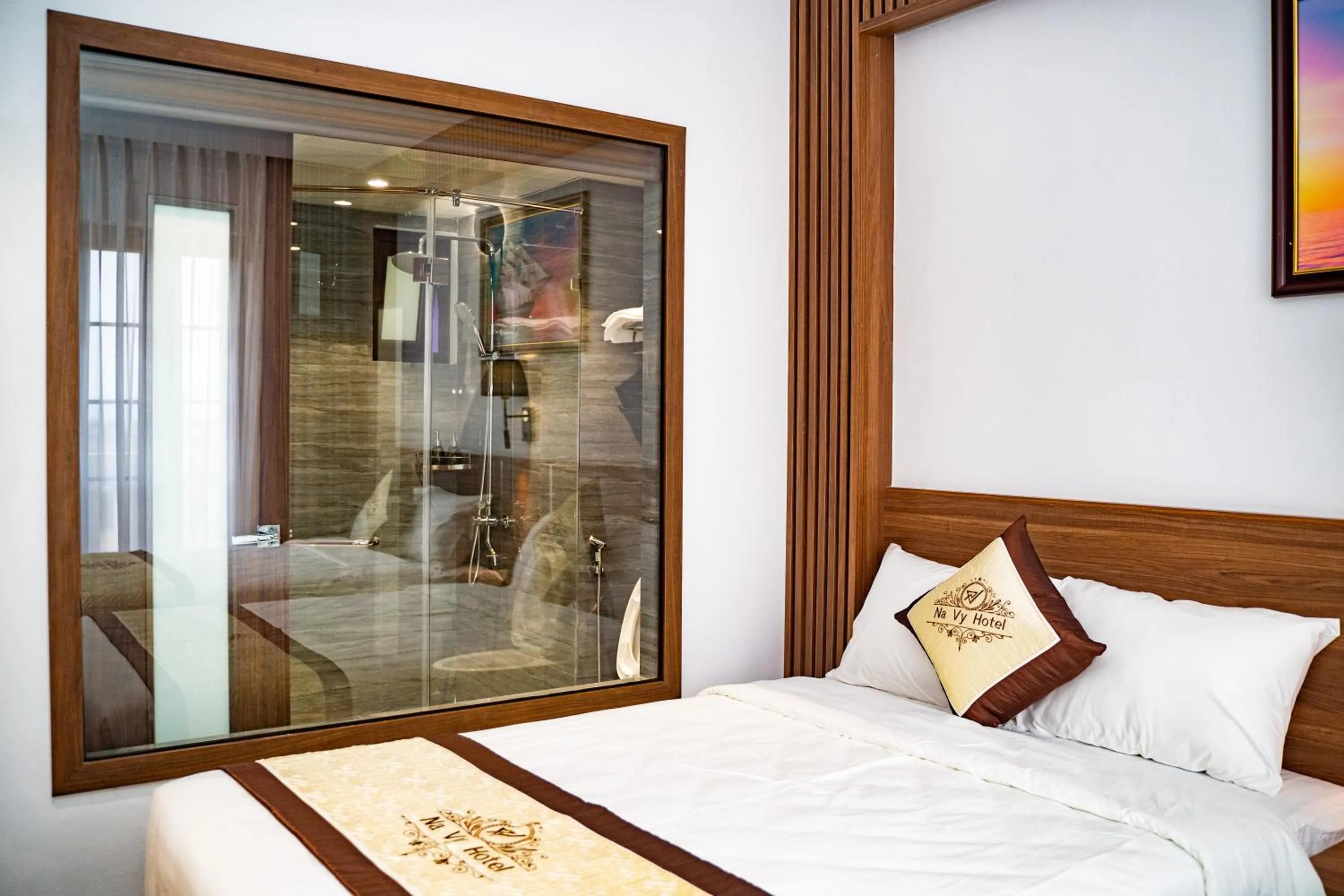 Bedroom, Bed in Navy Hotel Ha Long