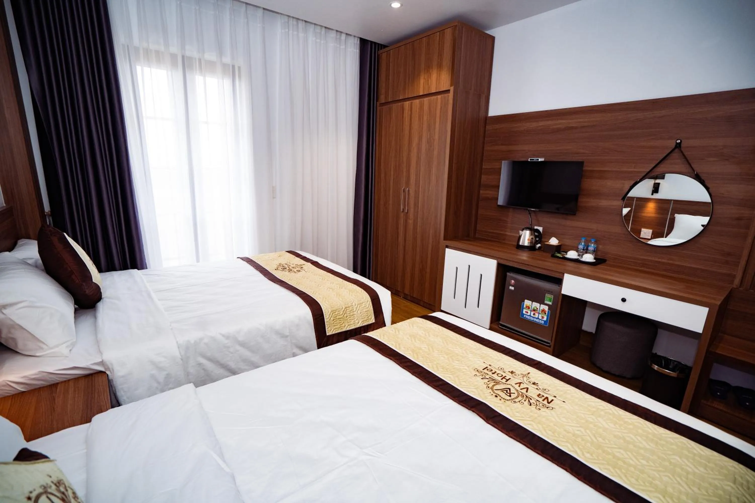 Bedroom, Bed in Navy Hotel Ha Long
