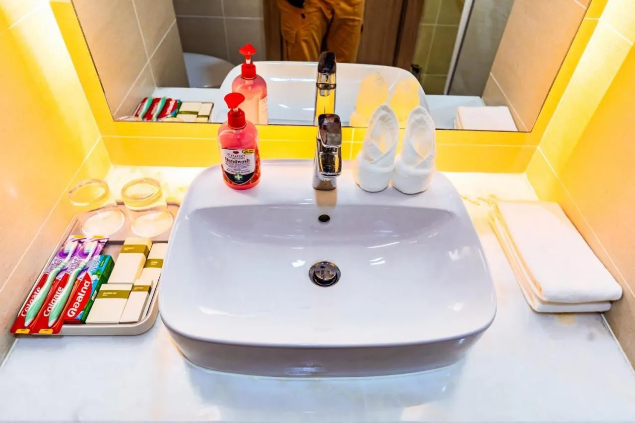 Bathroom in Dynasty Casino Hotel