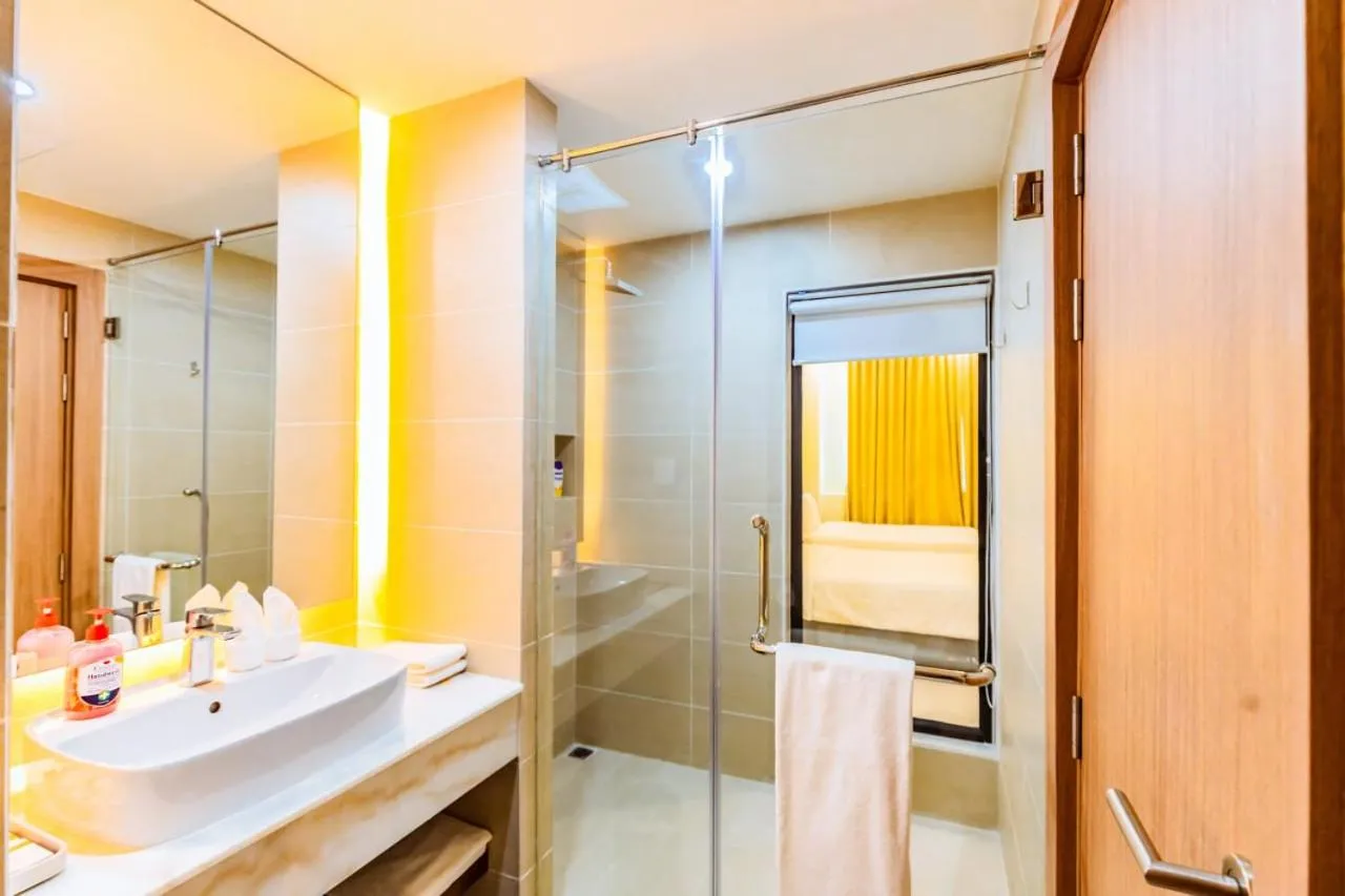 Bathroom in Dynasty Casino Hotel