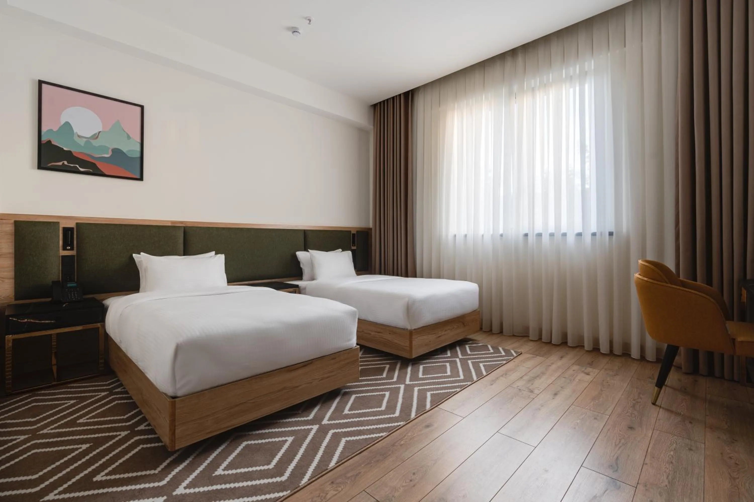 Photo of the whole room, Bed in THE ELEMENTS HOTEL