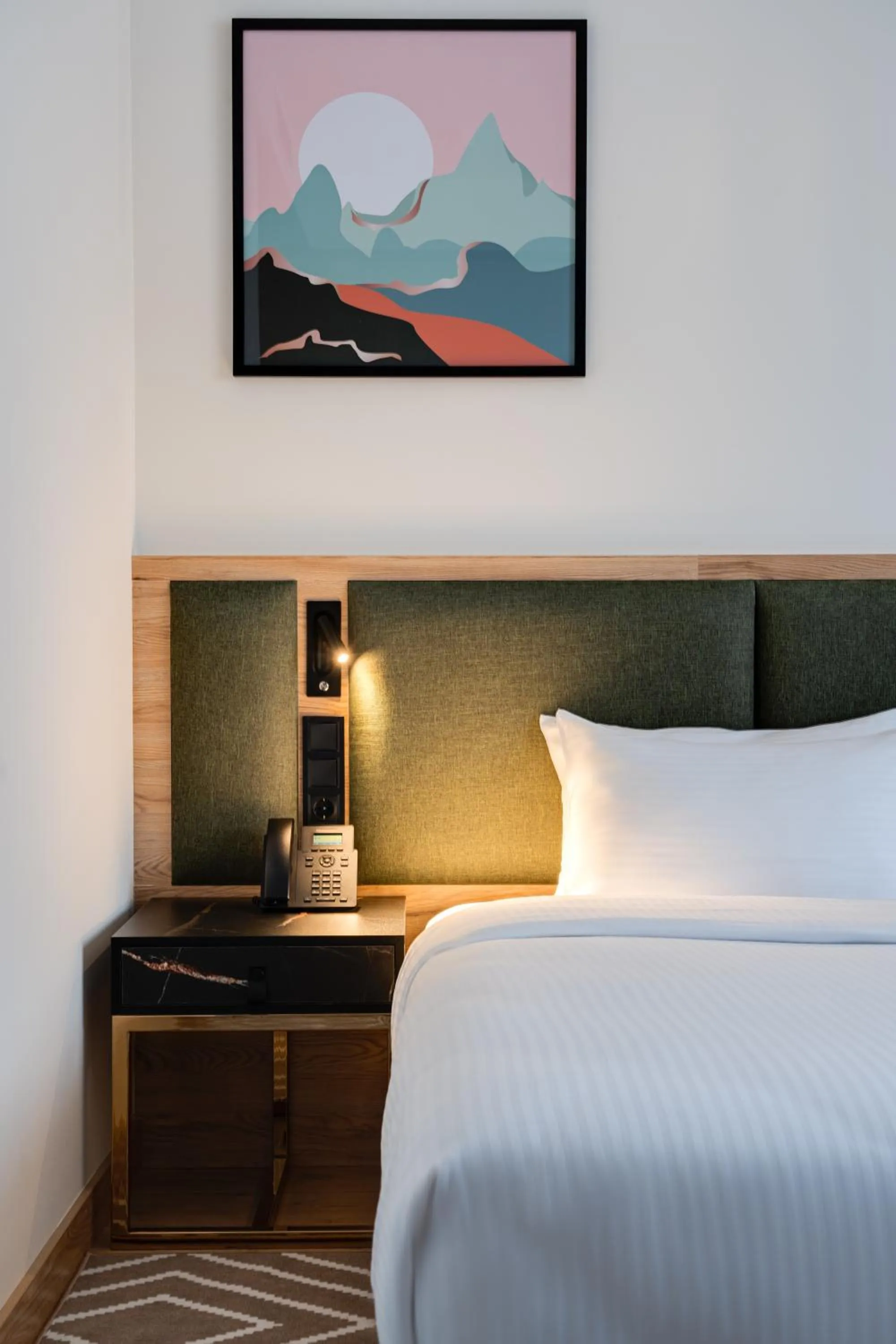 Decorative detail, Bed in THE ELEMENTS HOTEL