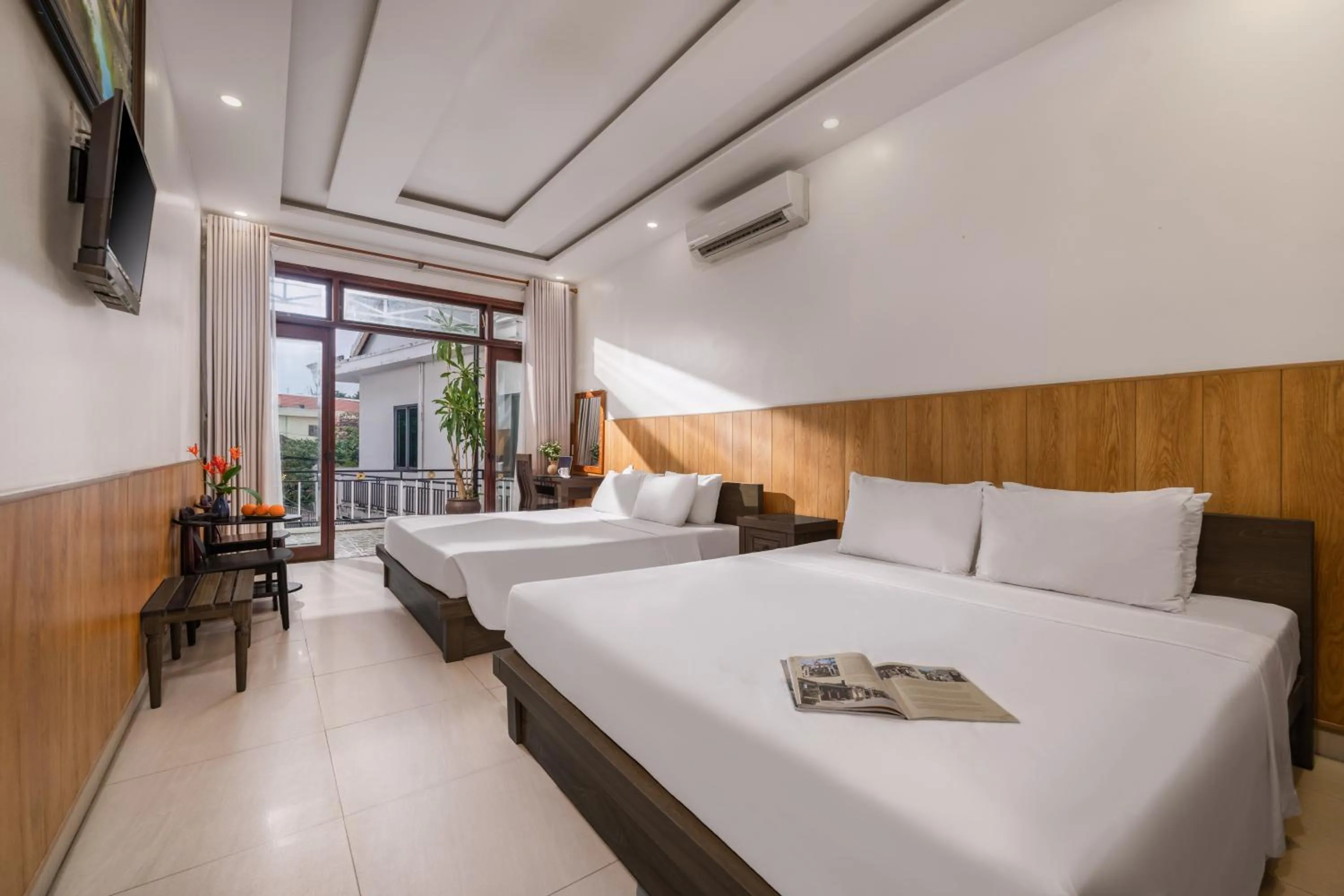 Bed in RAON Ancient Town Hotel