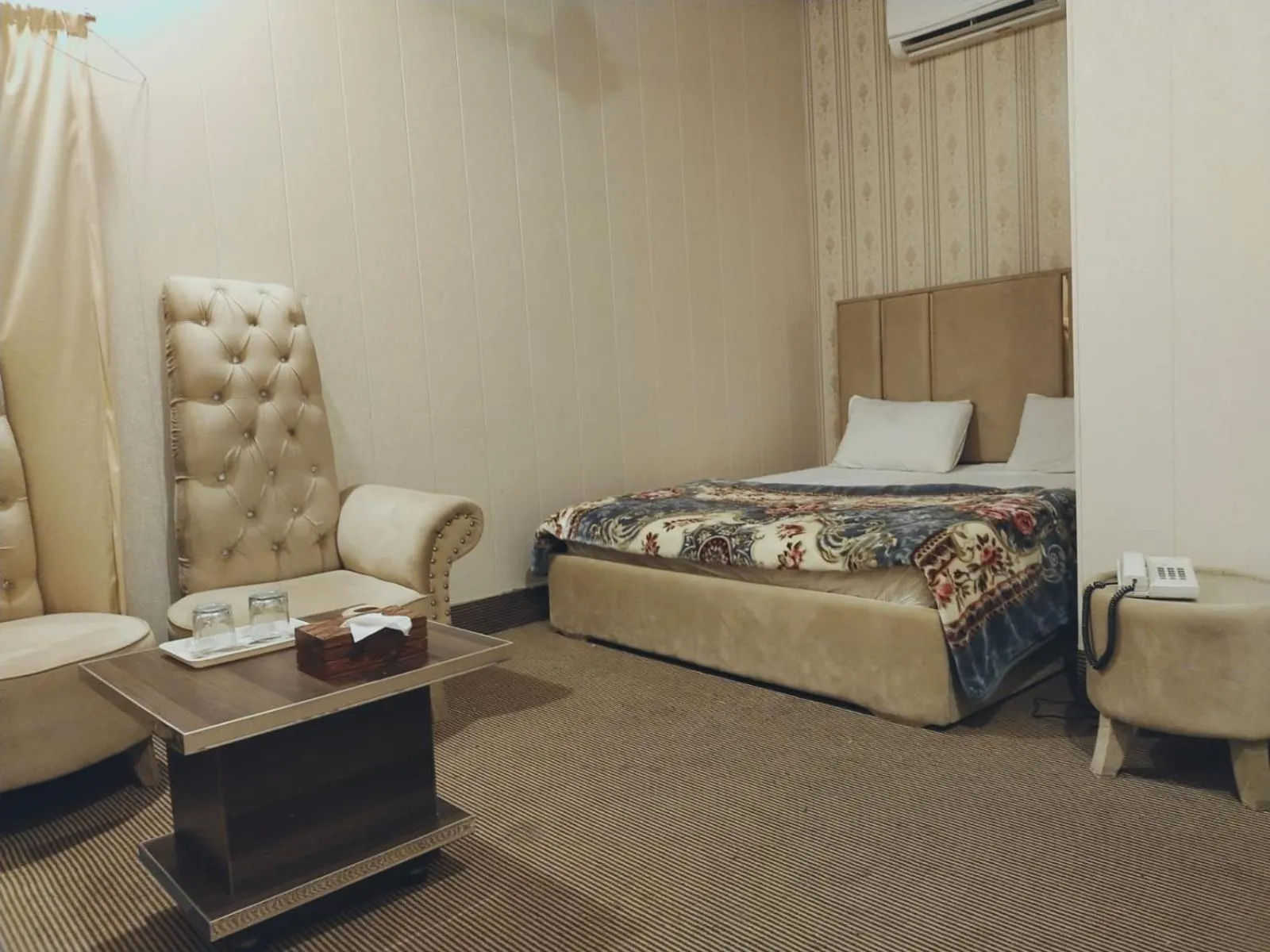 Bed in Hotel Royal Fort