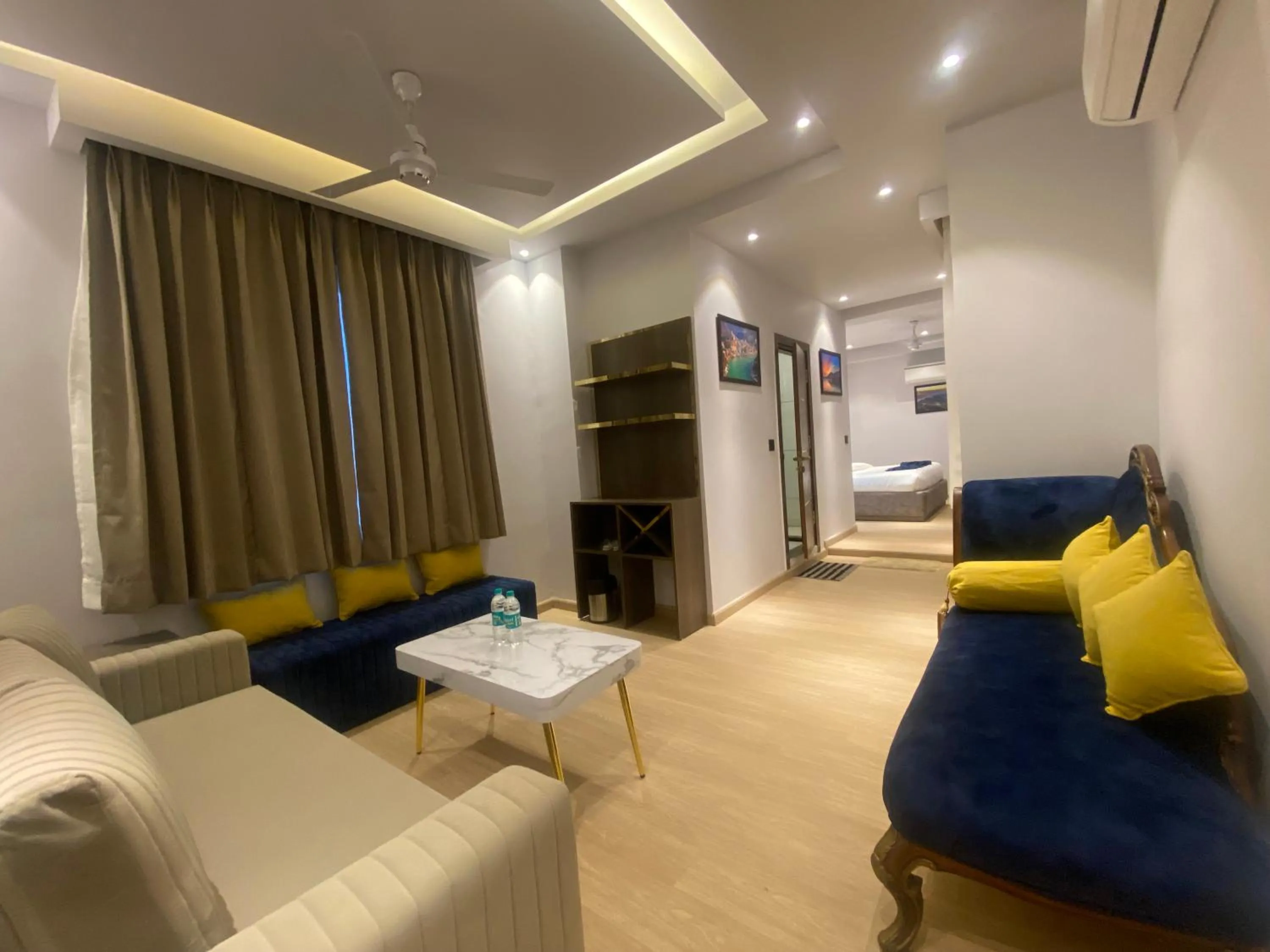 Seating area in Hotel Azul Ganga