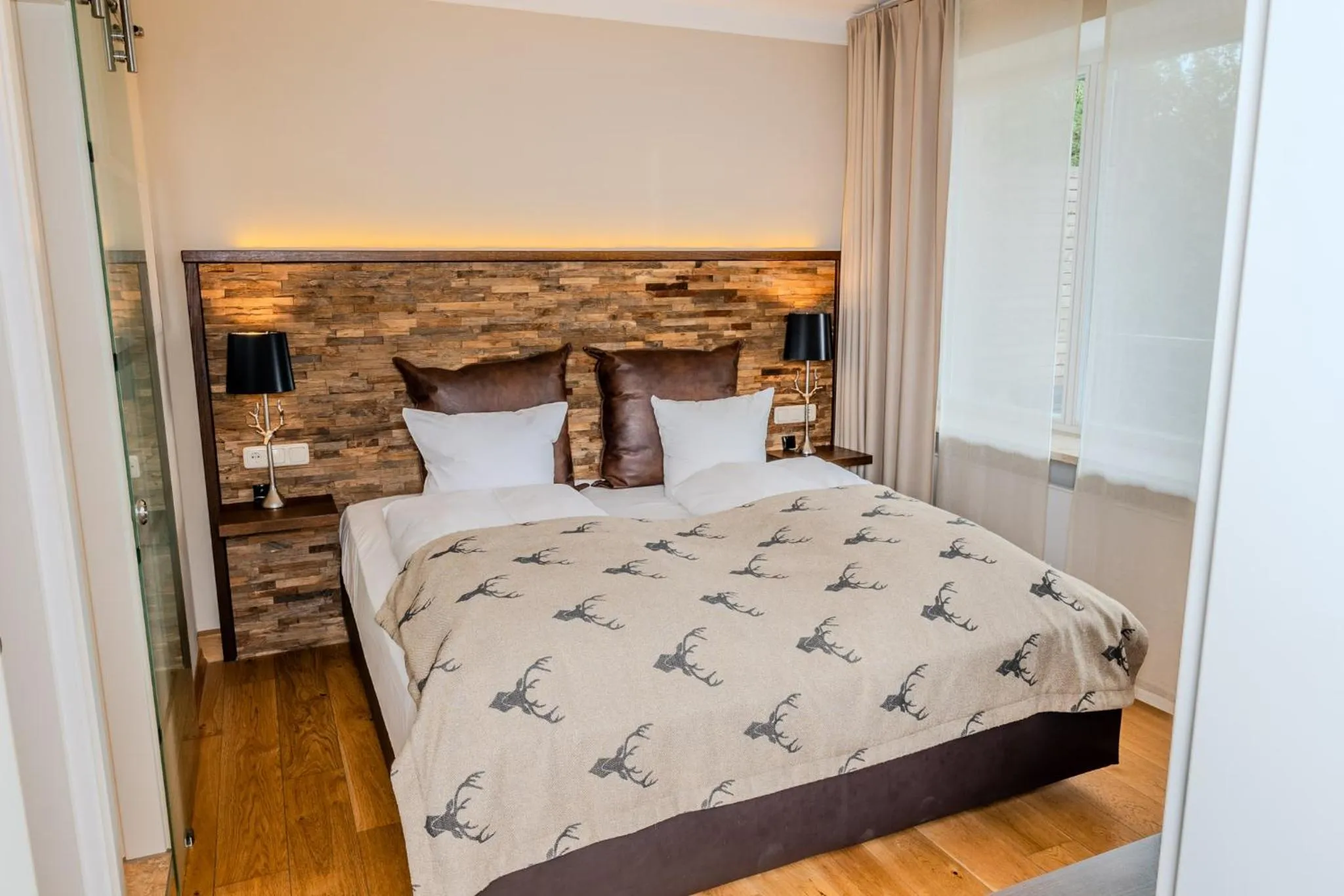 Bedroom, Bed in Aparthotel Parsberg GreenDesign