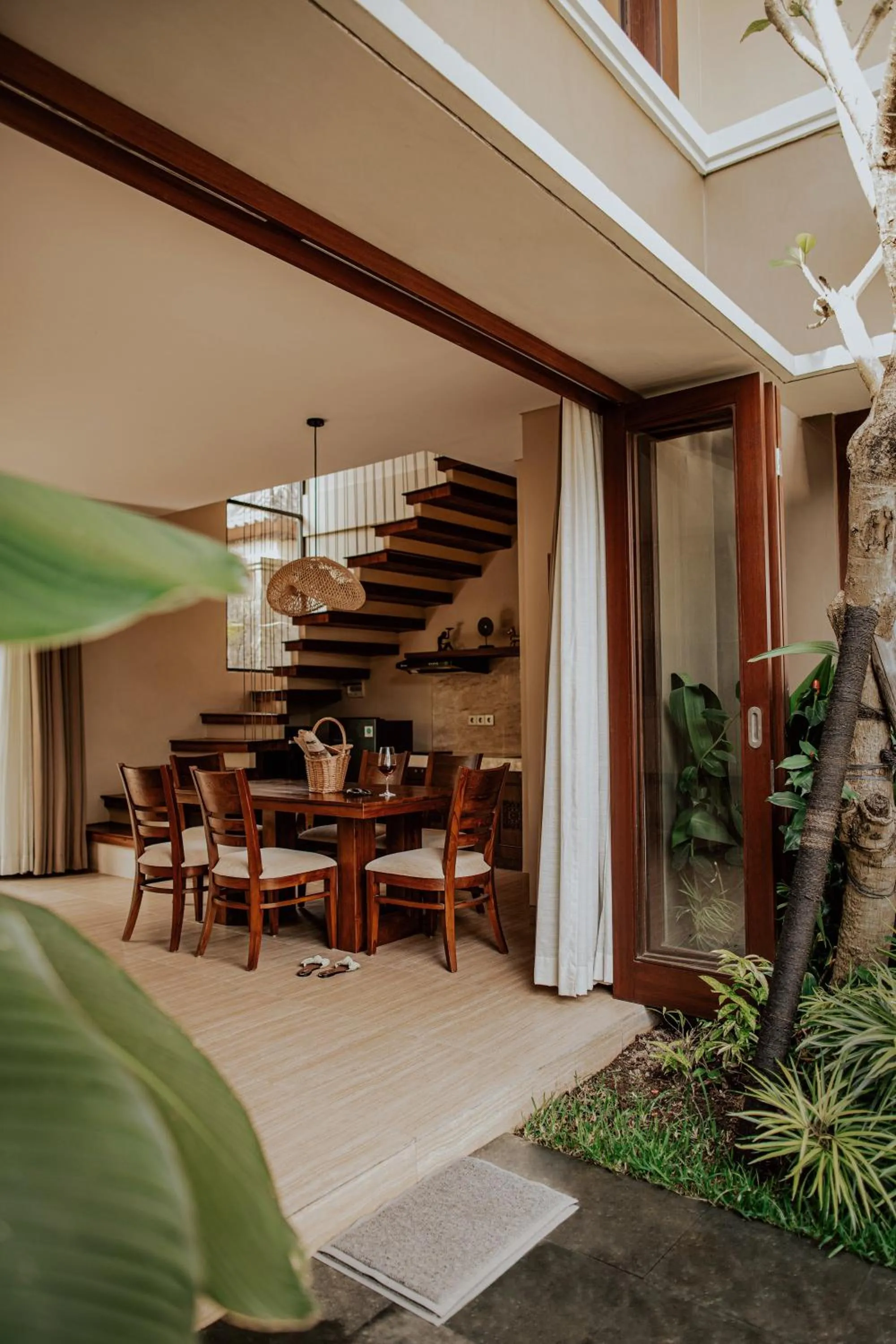 Living room in Stanagiri Villas Ubud