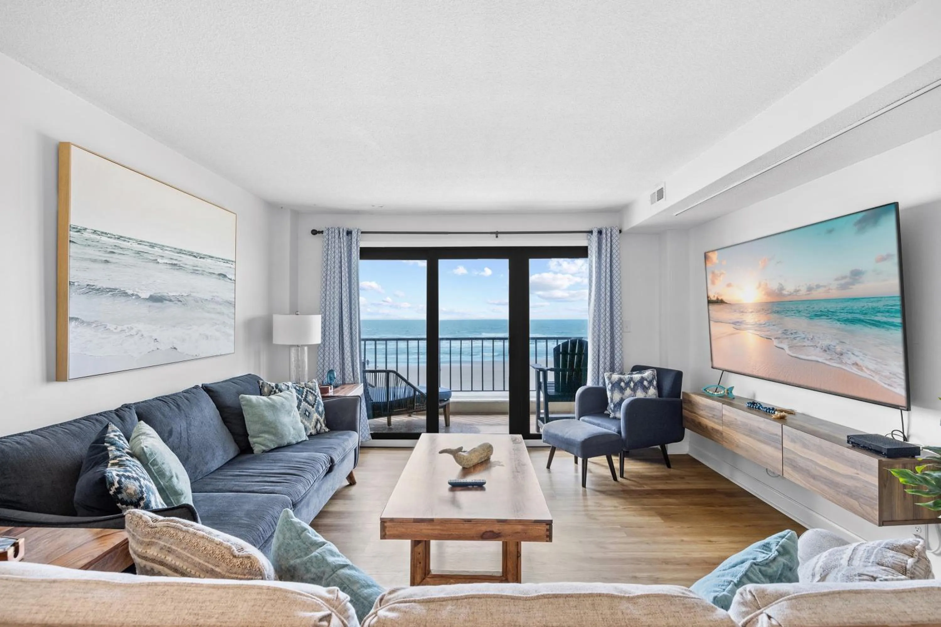 Natural landscape in Direct Ocean Front 3BR 3BA Beach Front