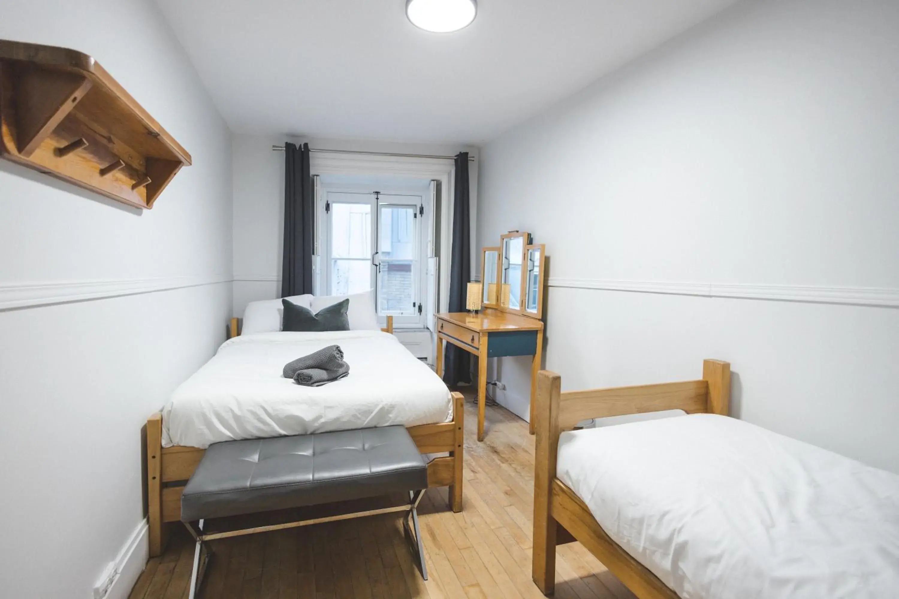 Private Triple Room with Shared Bathroom (205) in Auberge de la Paix Private Triple Room with Shared Bathroom (205) in Auberge de la Paix