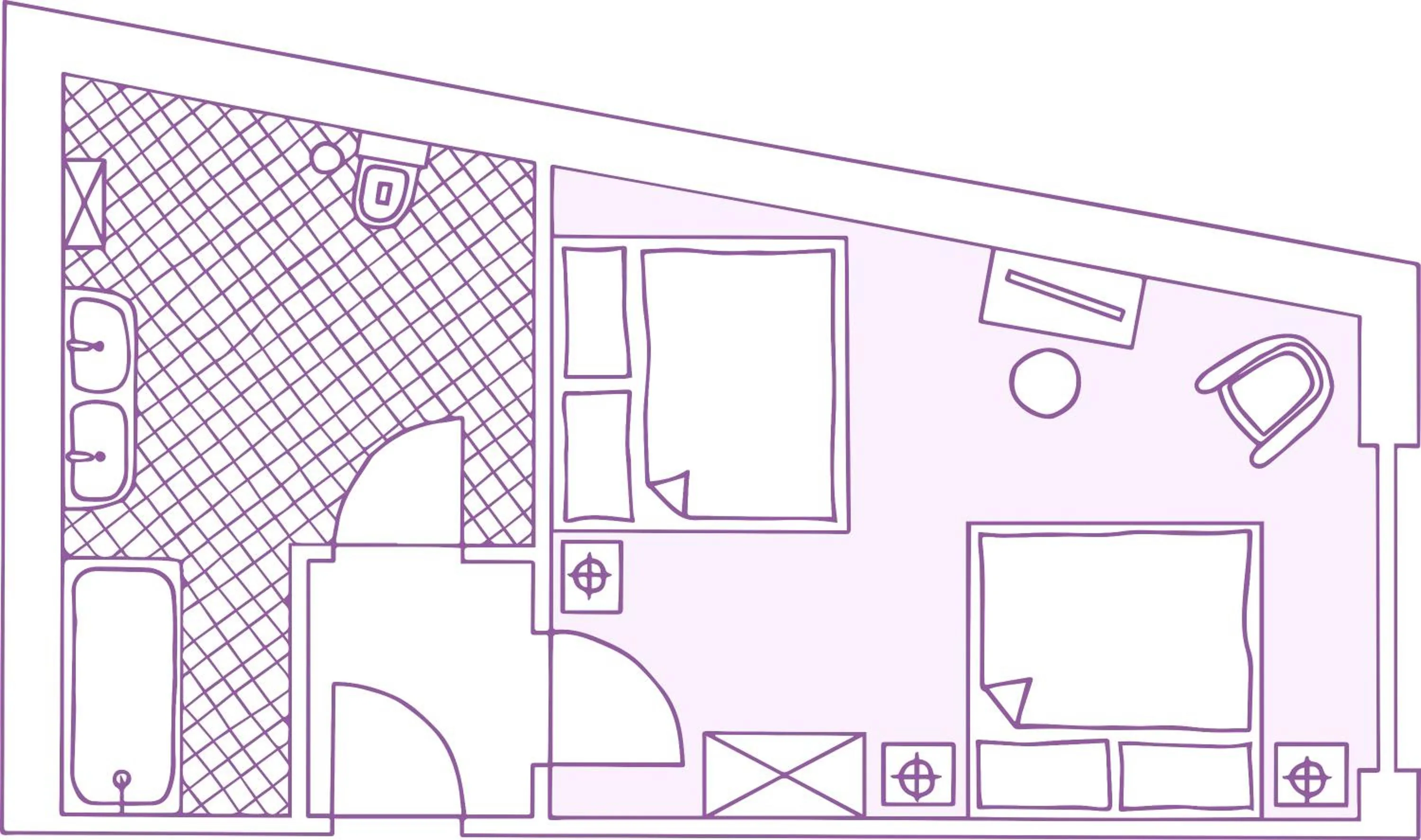 Floor plan in Weinstockwerk Hotel St Peter