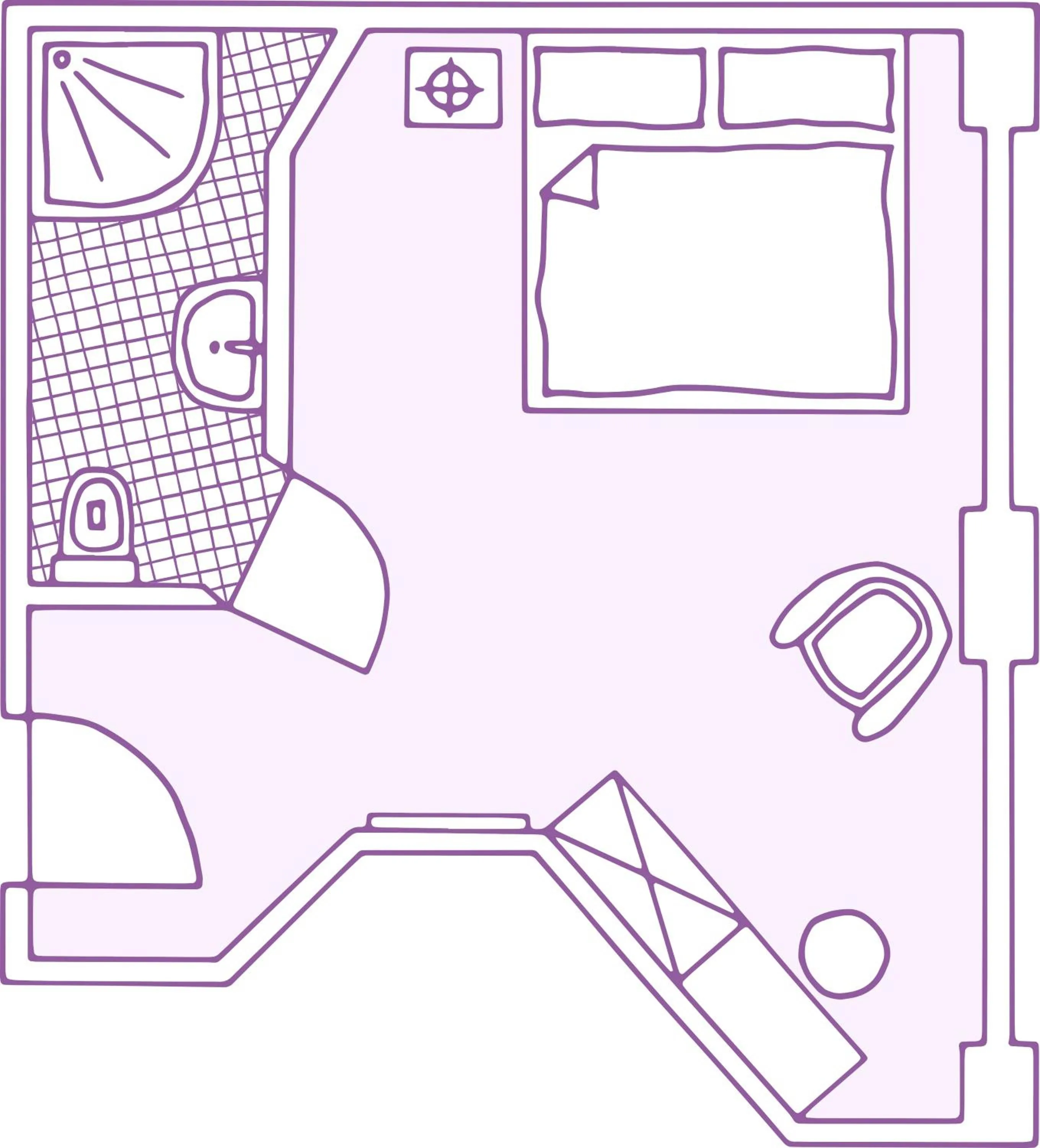 Floor plan in Weinstockwerk Hotel St Peter