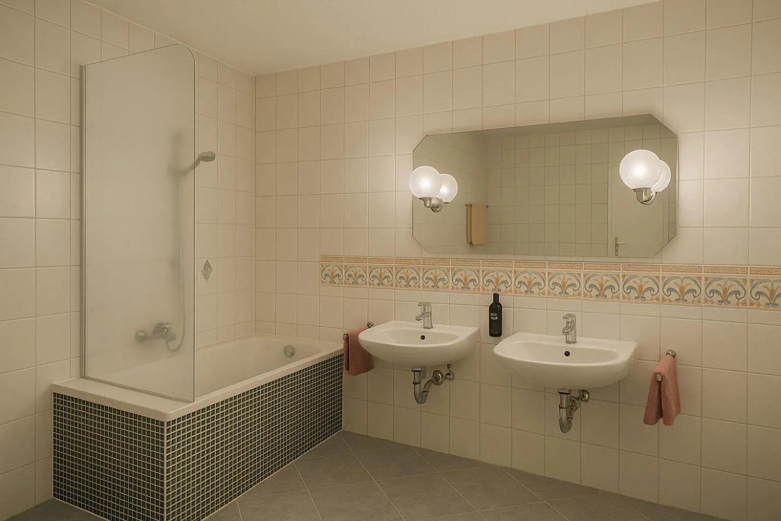 Bathroom in Weinstockwerk Hotel St Peter