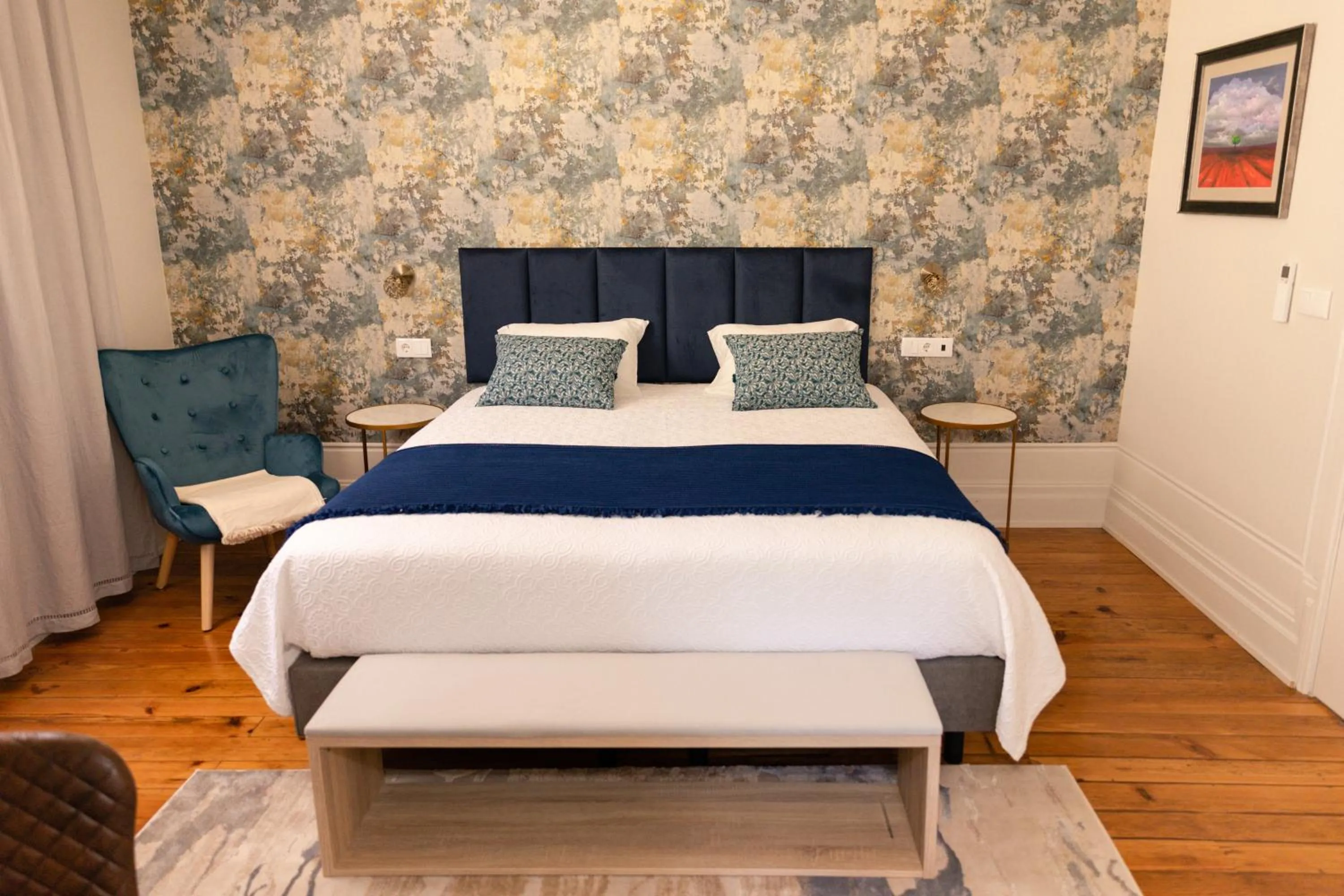 Bed in Quinta dos Tojais Hotel Rural