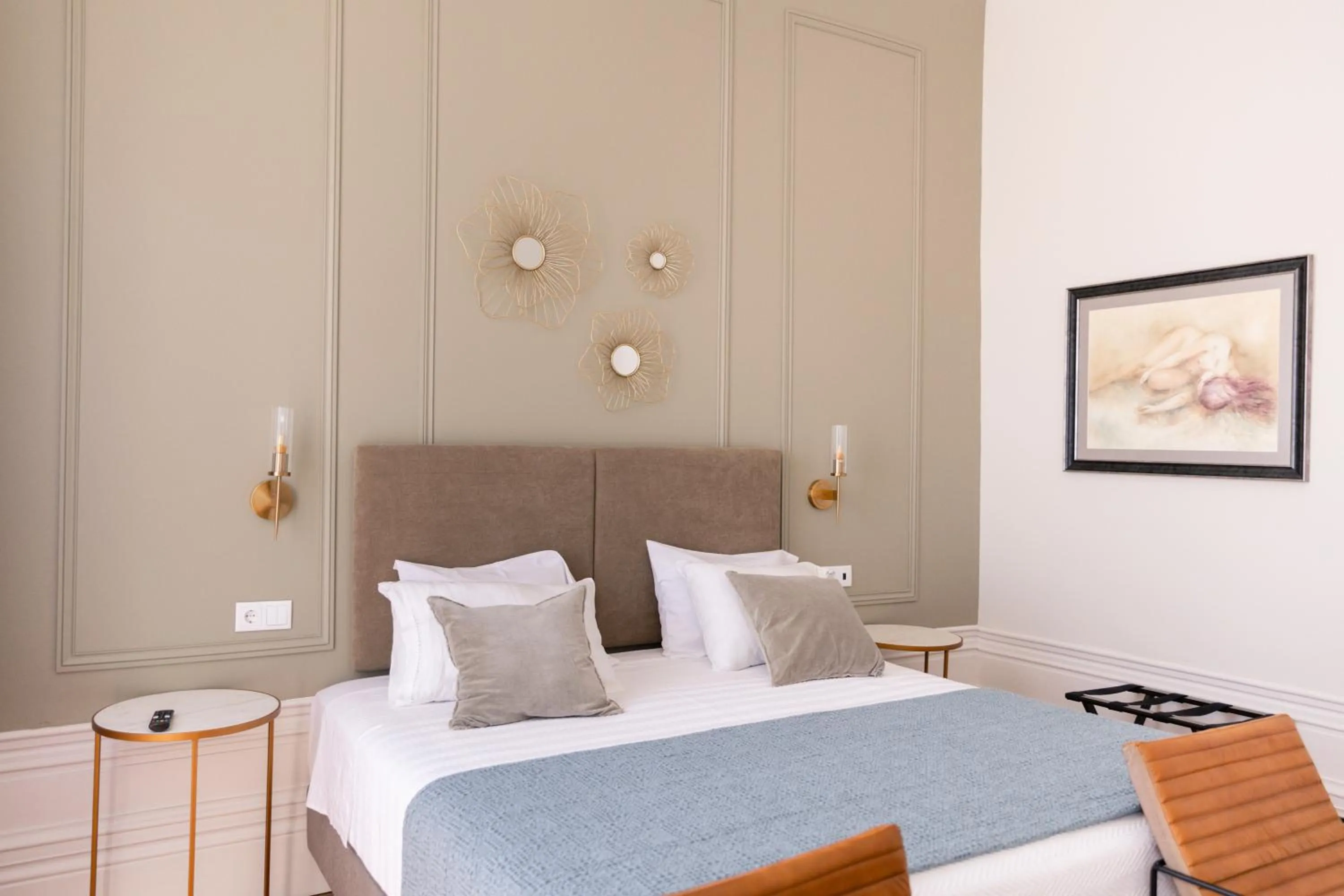 Bed in Quinta dos Tojais Hotel Rural