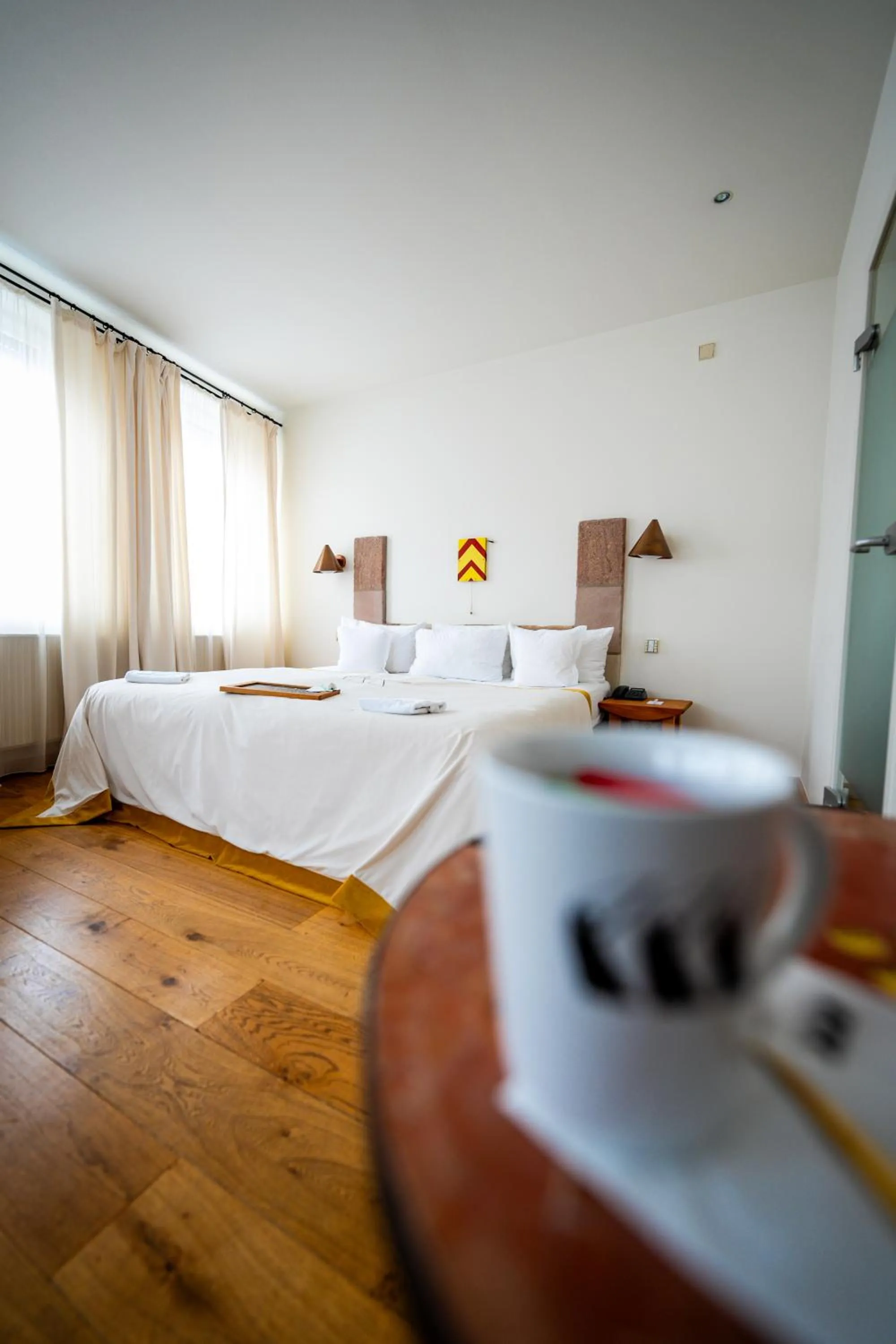 Photo of the whole room, Bed in Hotel Drei Raben