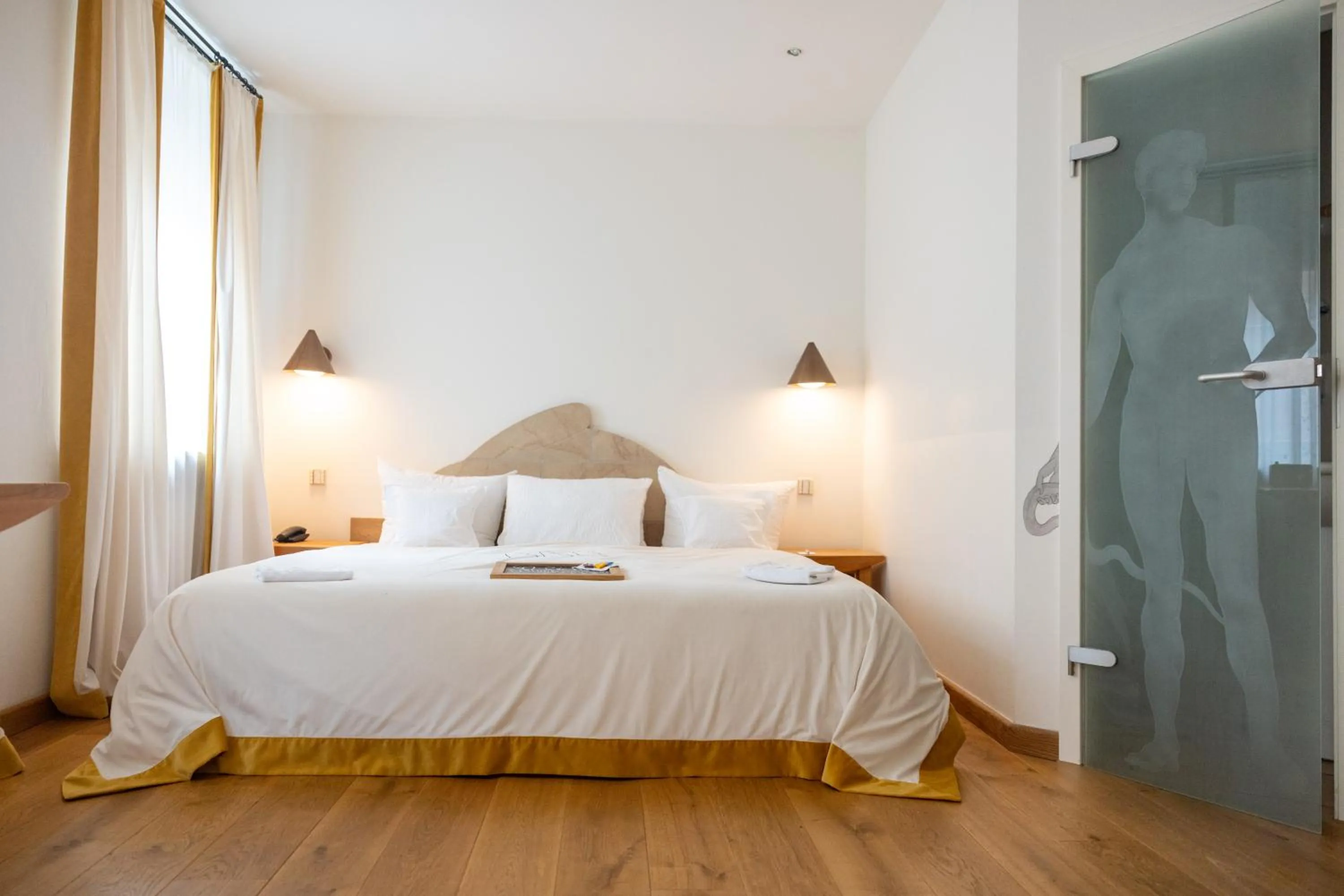 Bed in Hotel Drei Raben