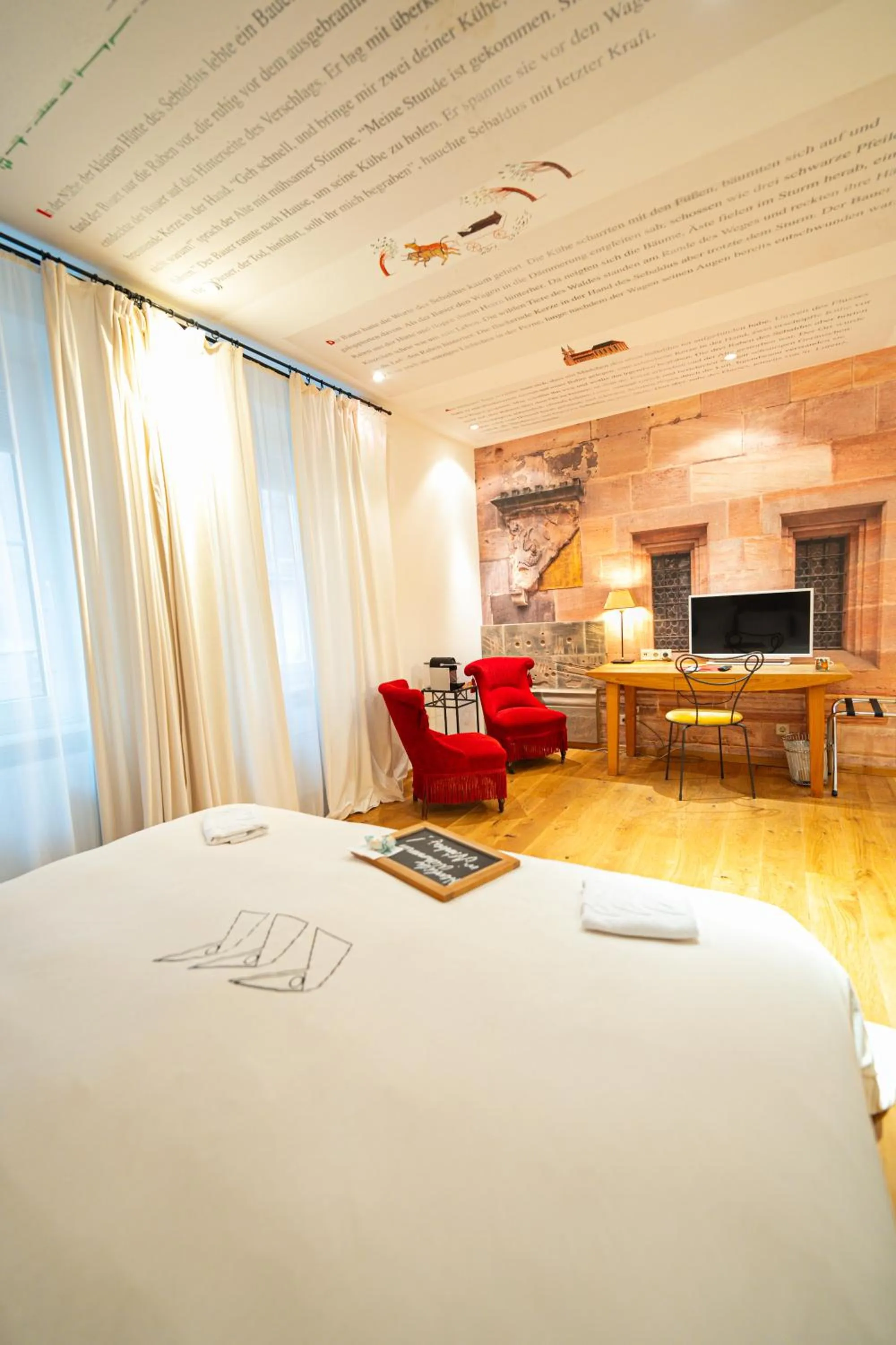 Bed in Hotel Drei Raben