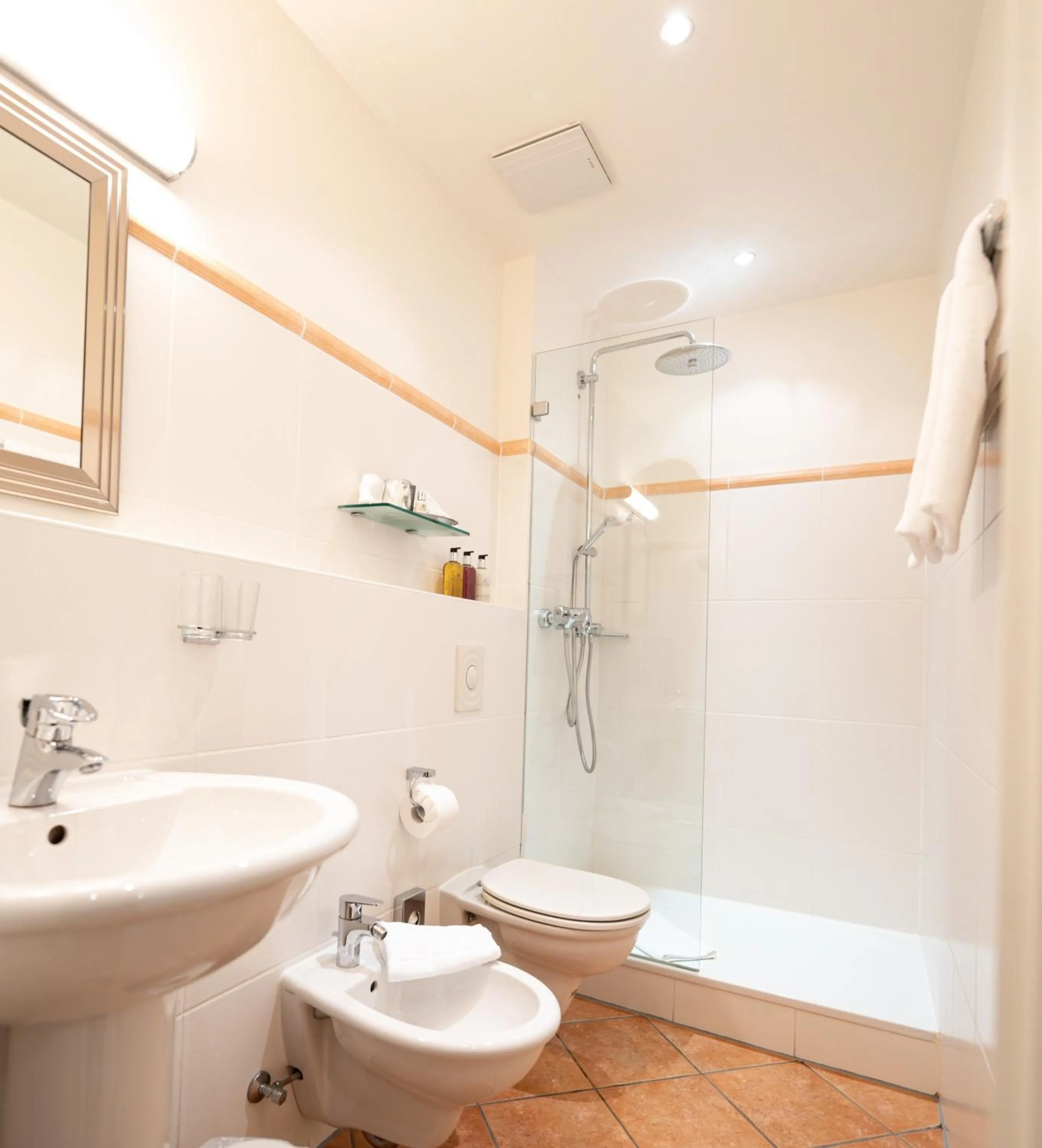 Shower in Hotel Drei Raben