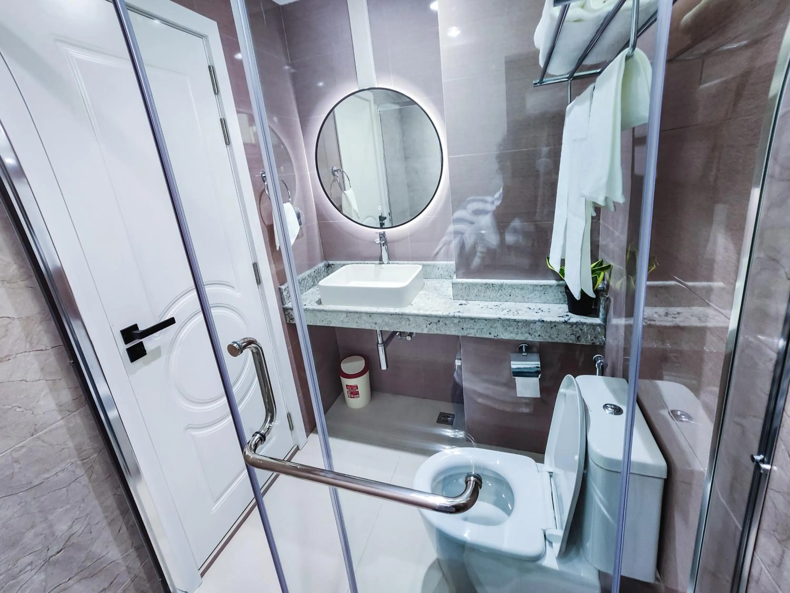 Shower in Sunny Canopy