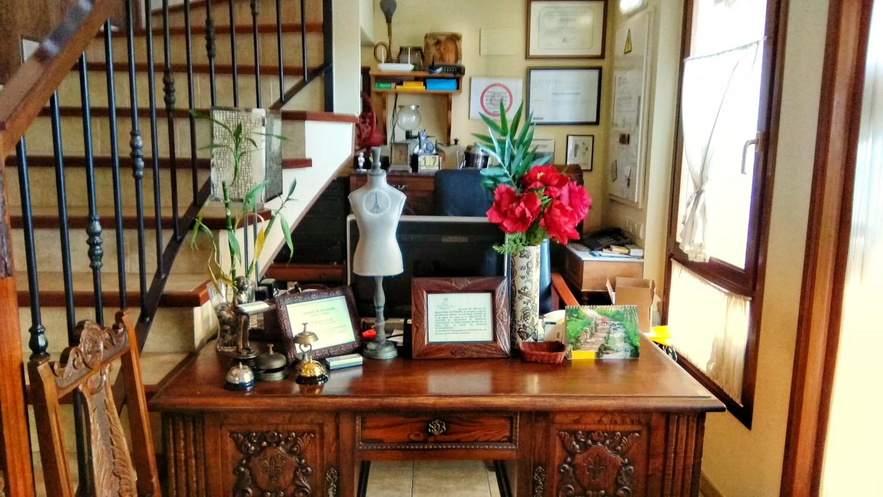 Lobby or reception in Hotel Casa Vieja del Sastre