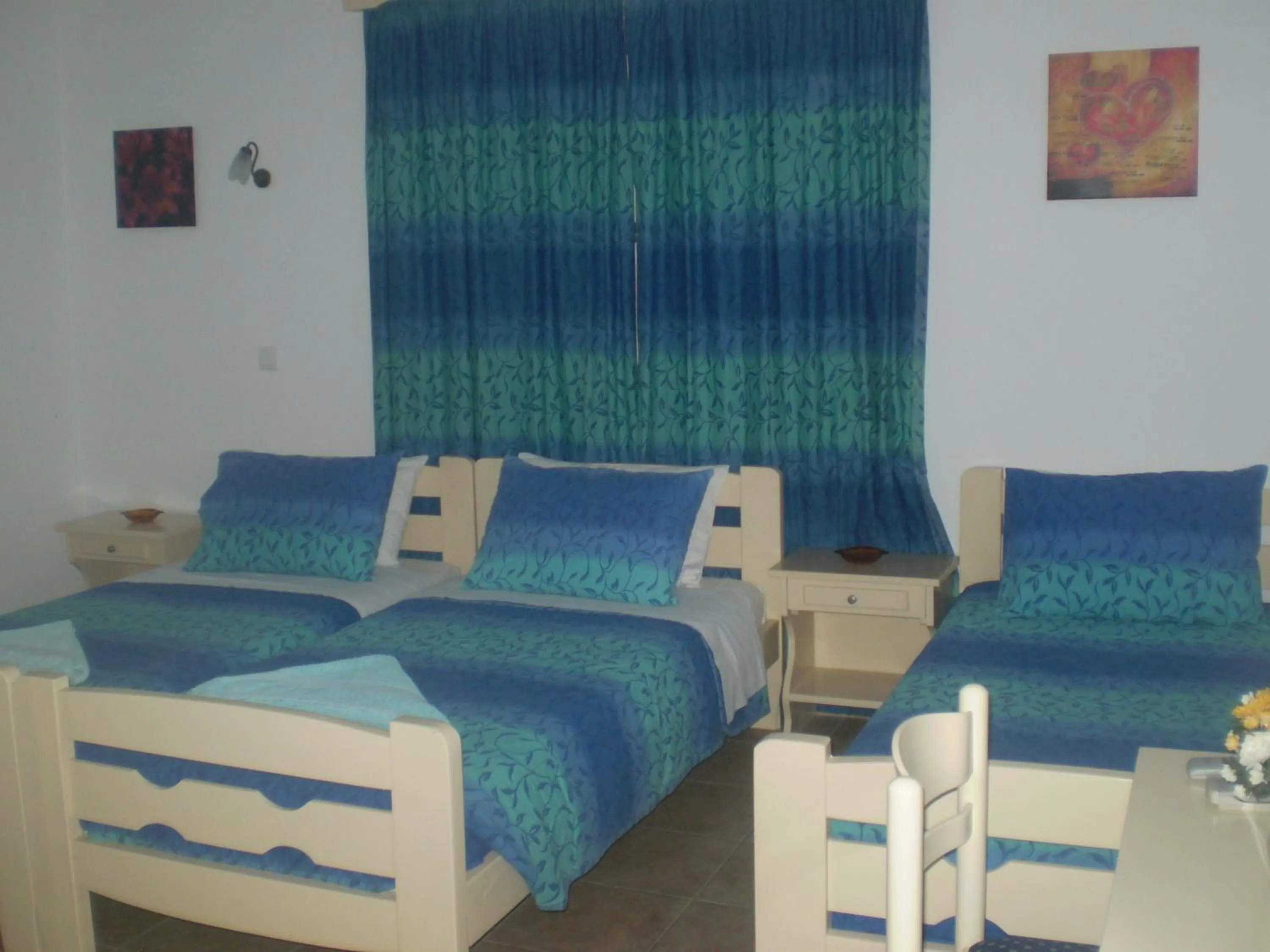 Bed in Galini Pension