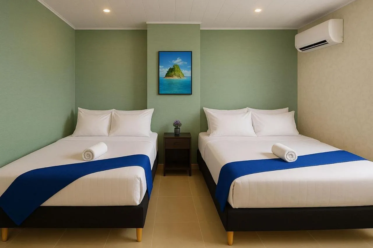 Bed in HOTEL COSTA AZUL SAI
