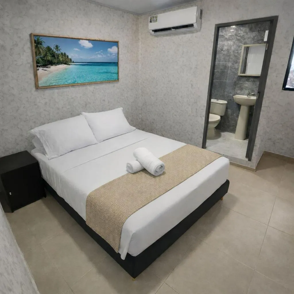 Bed in HOTEL COSTA AZUL SAI