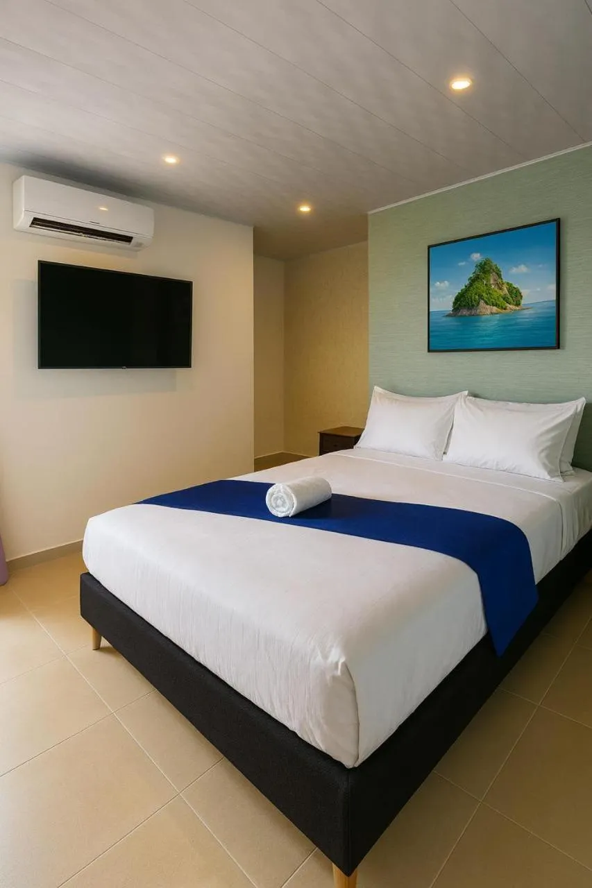 Bed in HOTEL COSTA AZUL SAI