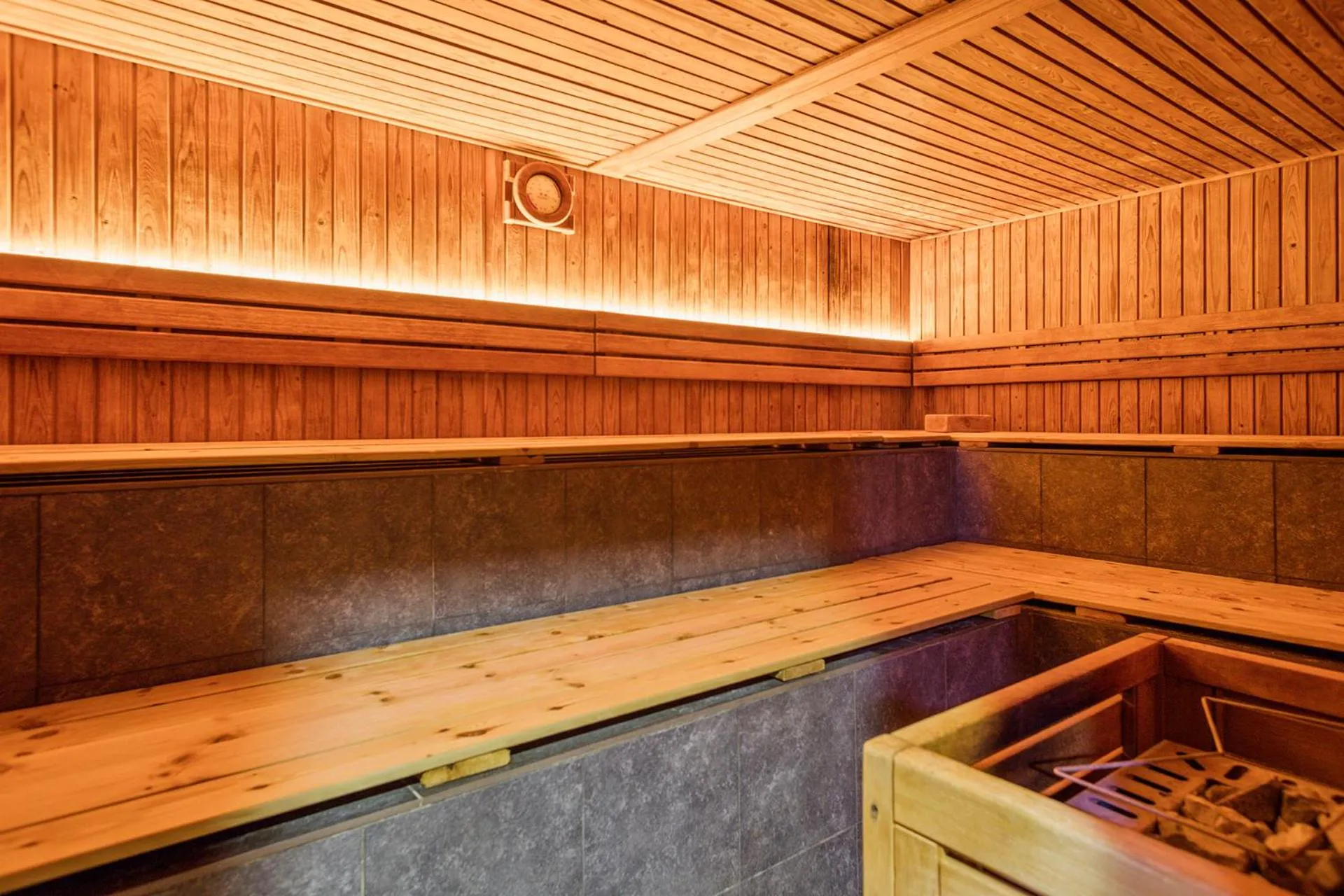 Sauna in Hotel Balneario Playa de Comarruga