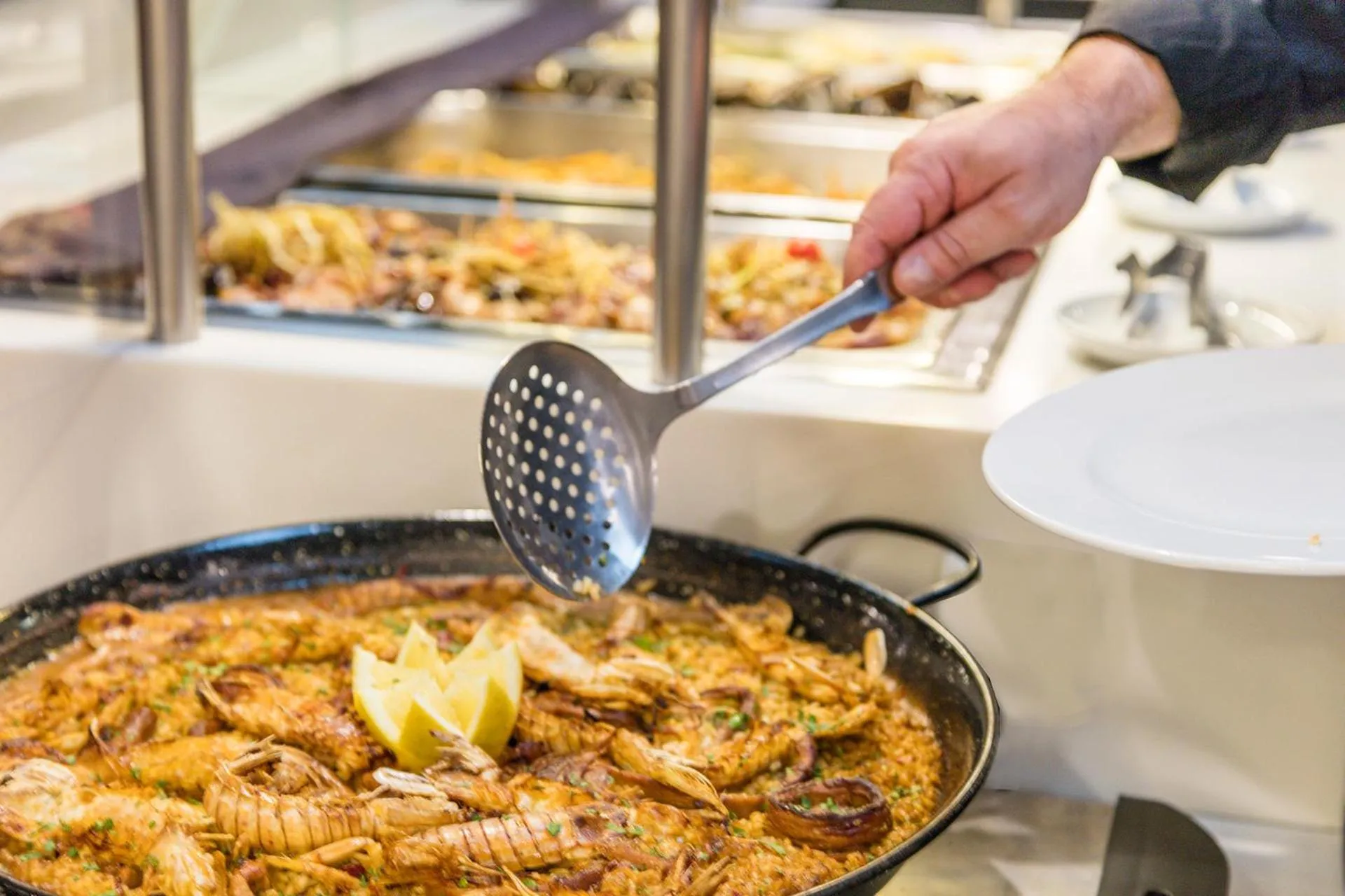 Food close-up in Hotel Balneario Playa de Comarruga