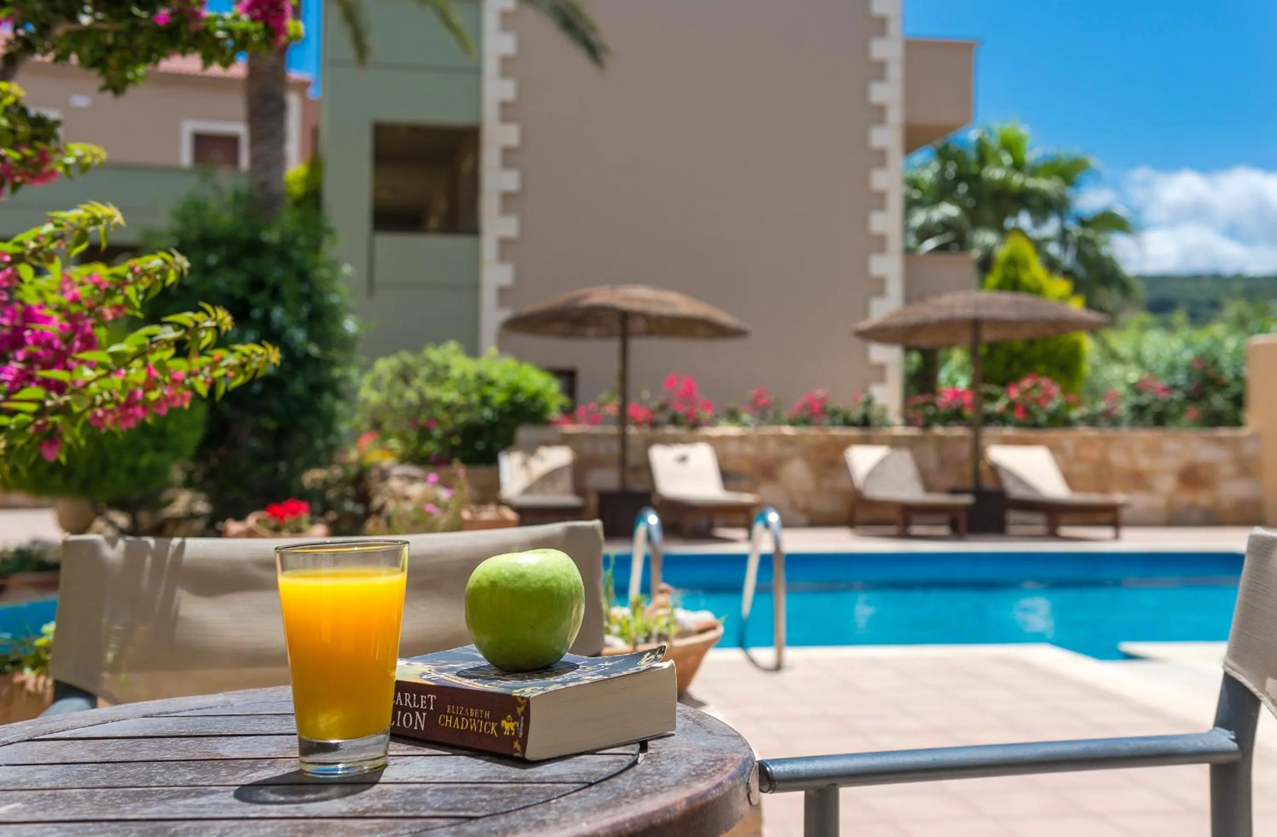 Patio in Mistral Hotel - For Solo Travelers