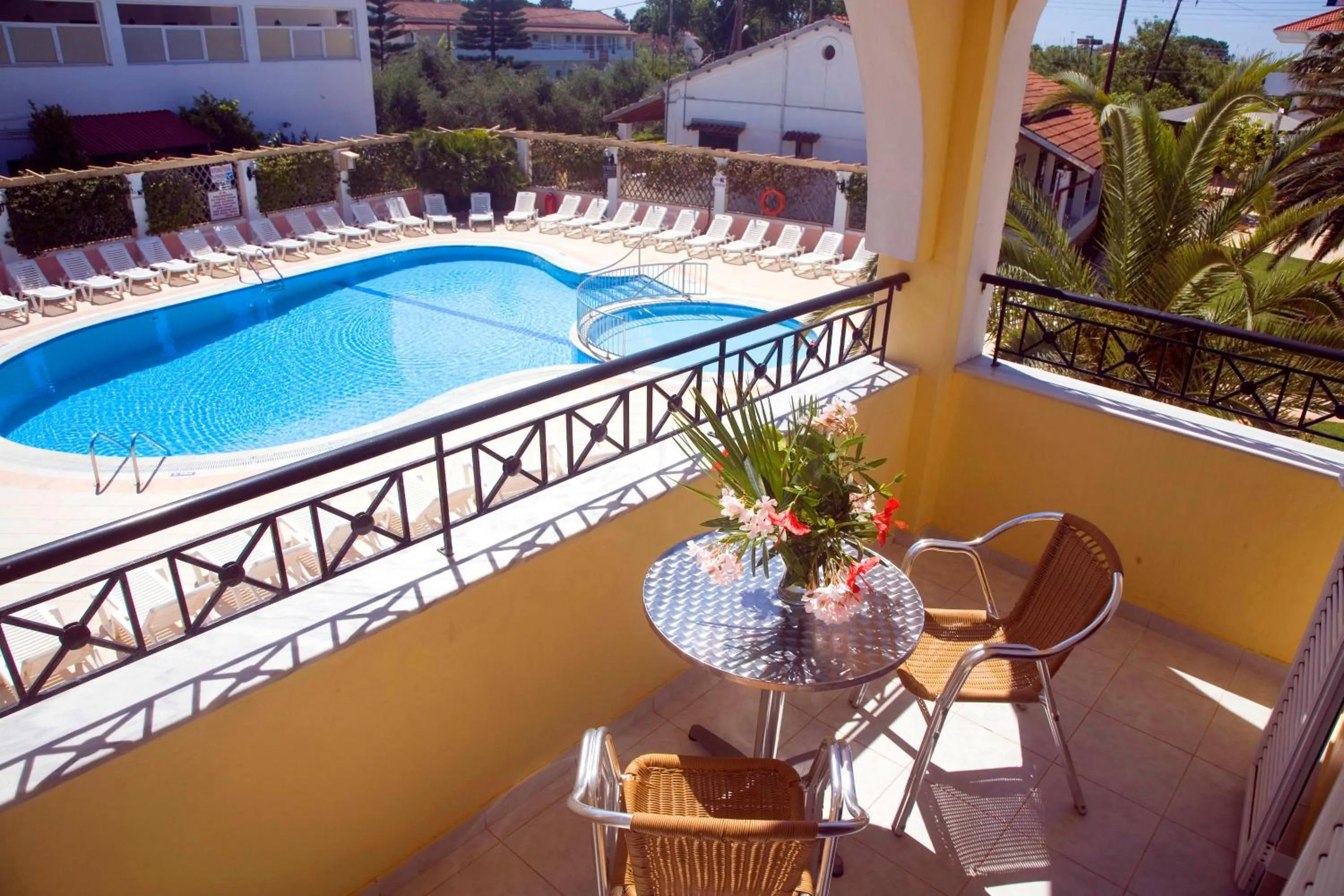 Bed in Konstantina Apartments