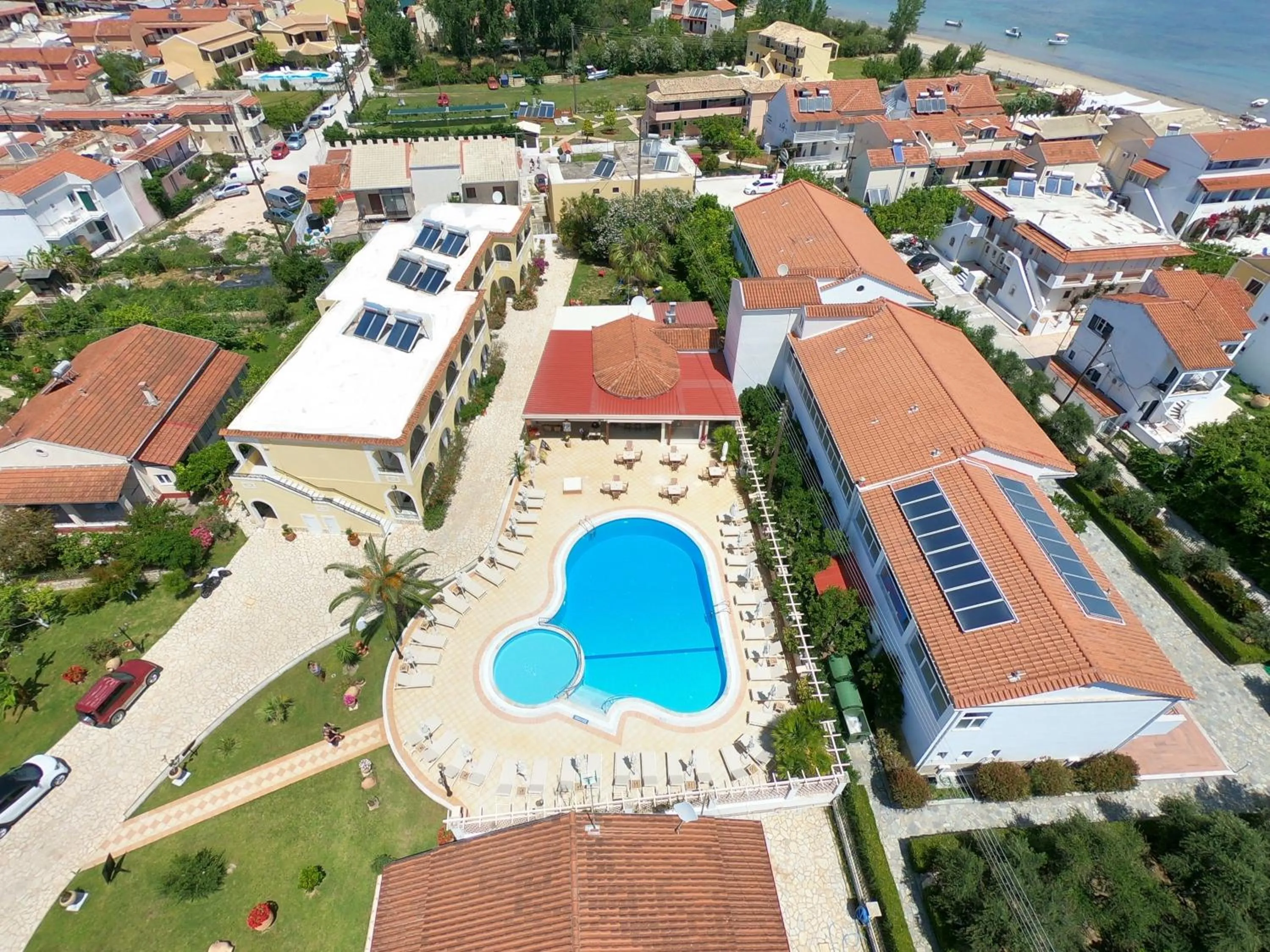 Bird's eye view in Konstantina Apartments