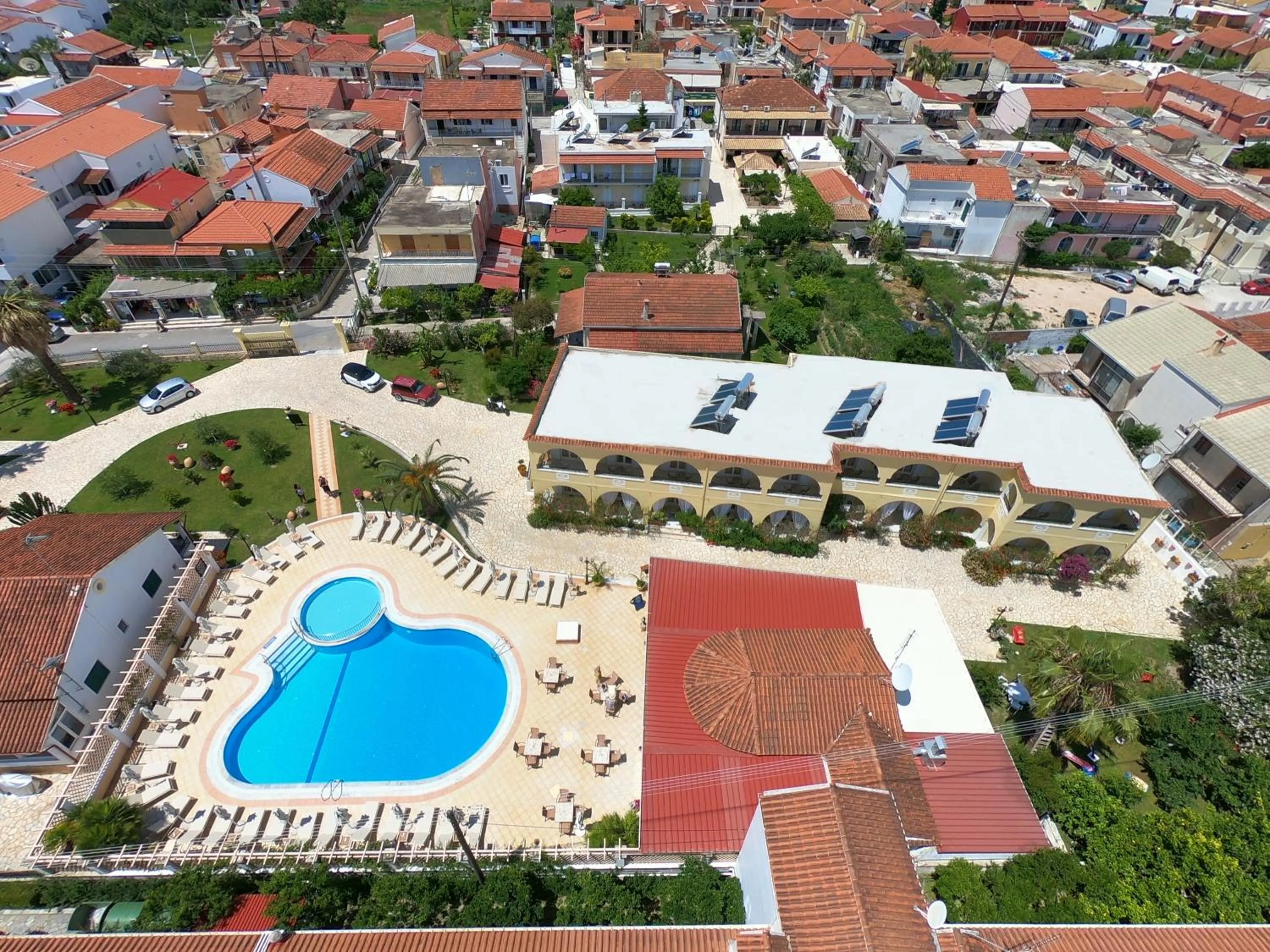 Bird's eye view in Konstantina Apartments