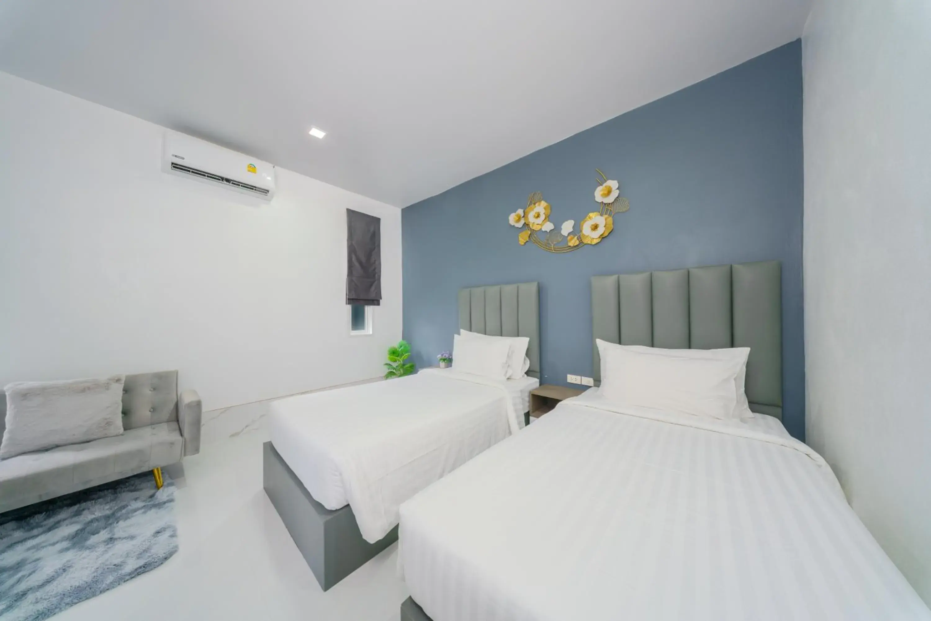 Bedroom, Bed in Lark Pool Villa Aonang Krabi Bedroom, Bed in Lark Pool Villa Aonang Krabi