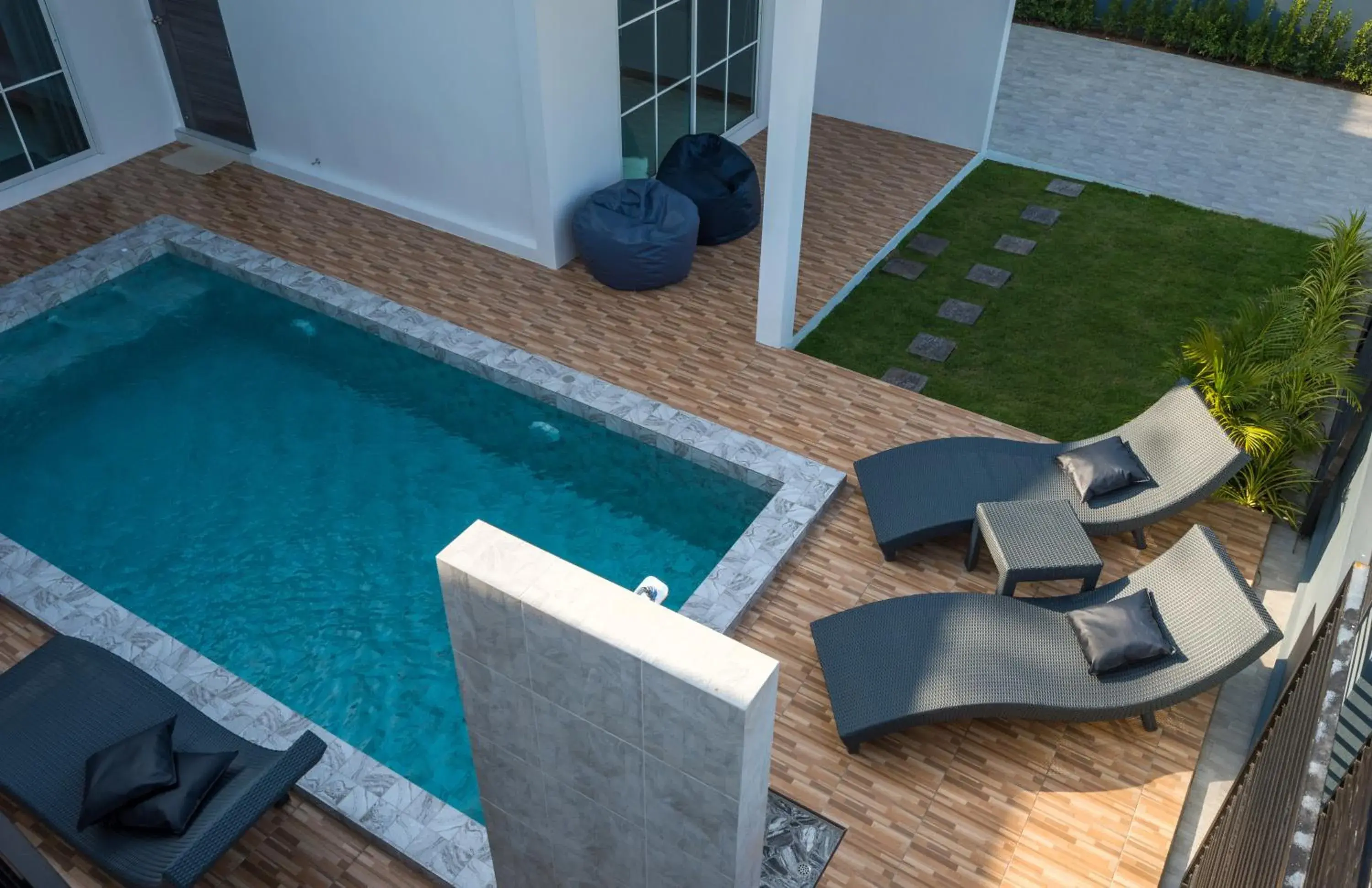 Pool view in Lark Pool Villa Aonang Krabi Pool view in Lark Pool Villa Aonang Krabi