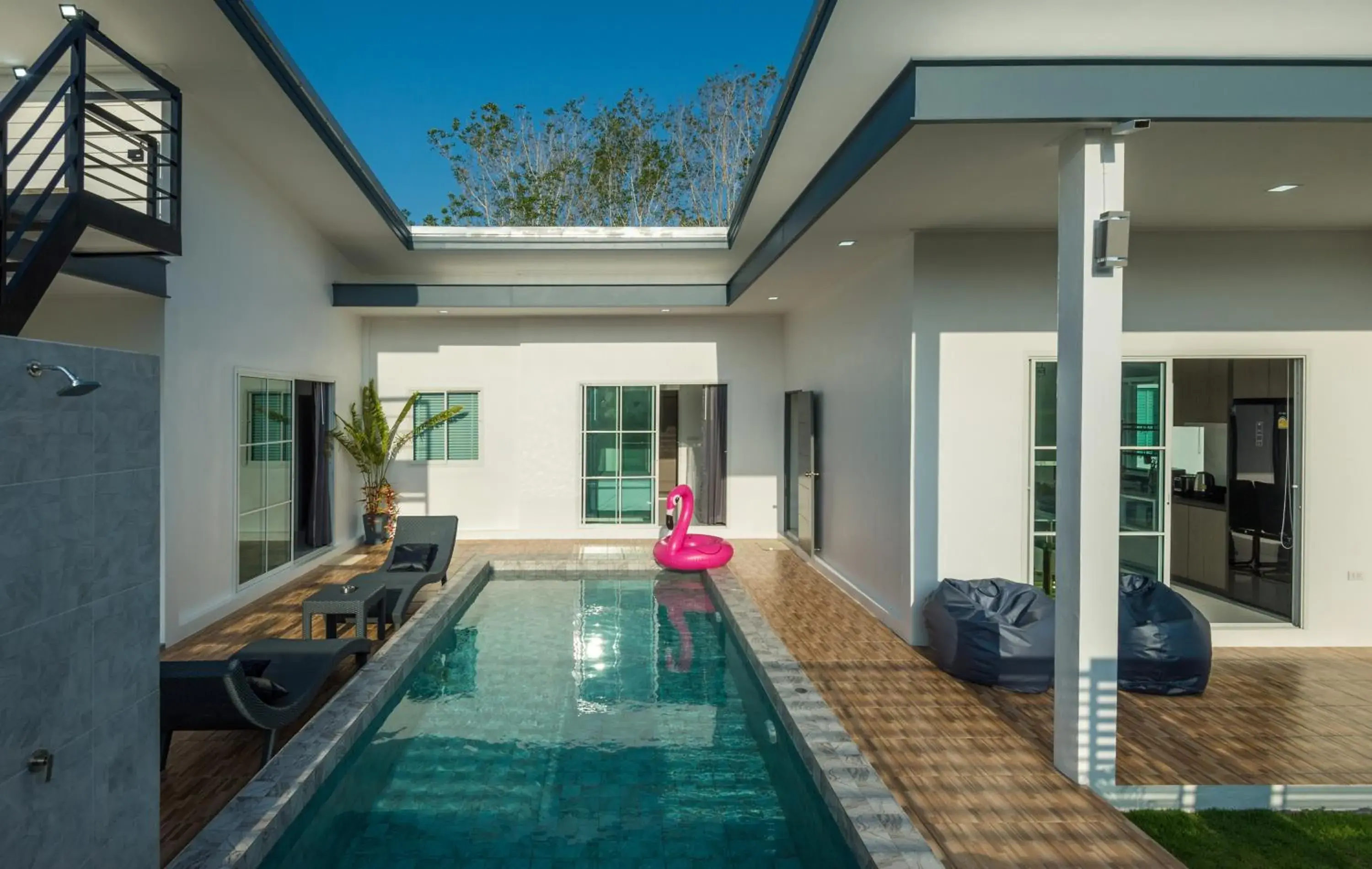 Pool view in Lark Pool Villa Aonang Krabi Pool view in Lark Pool Villa Aonang Krabi